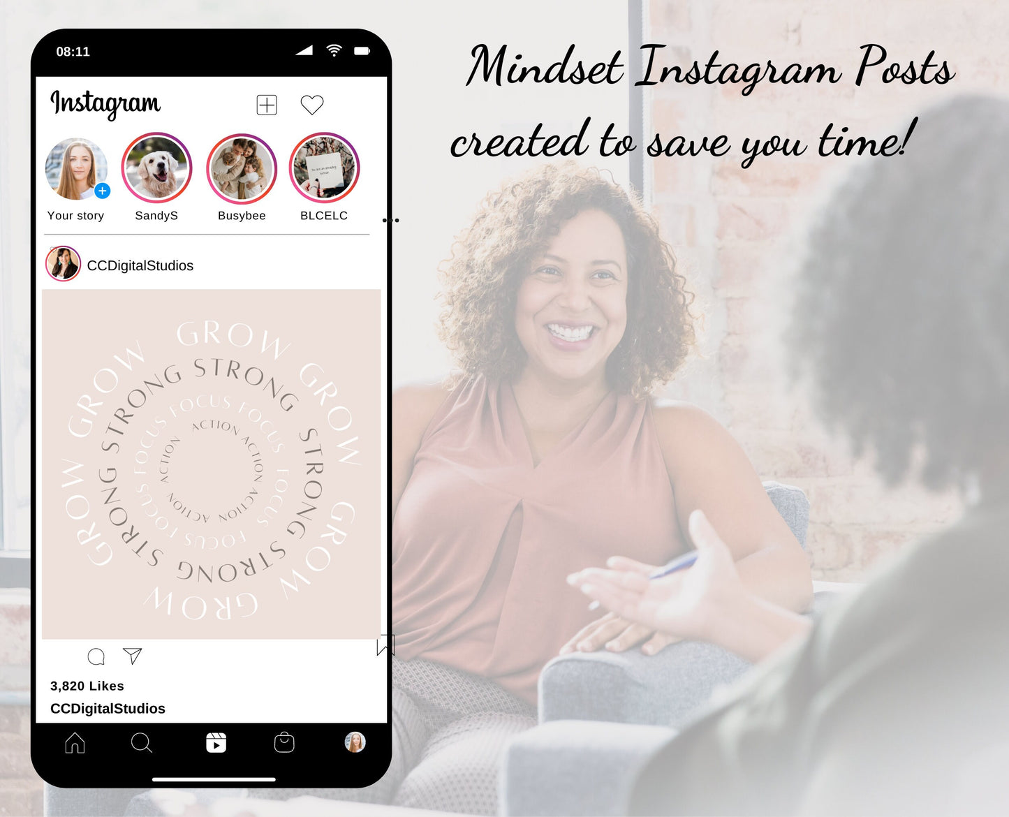 Positive Mindset Quotes for Instagram: 50 Canva Post Templates