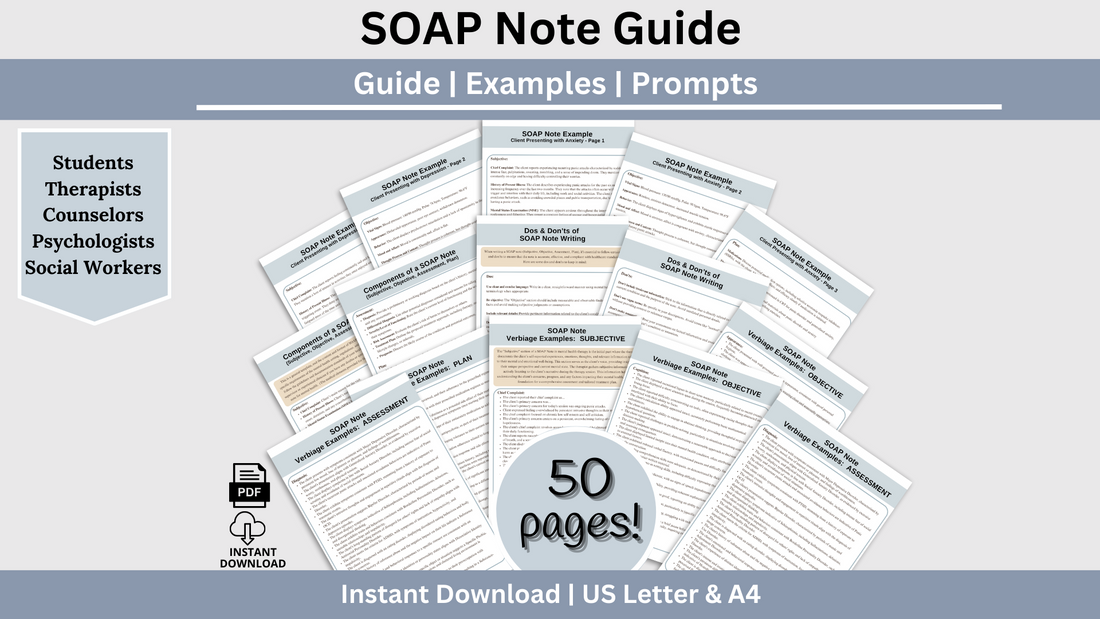 Mastering the Art of SOAP Notes in Mental Health Therapy: A Guide for Professionals