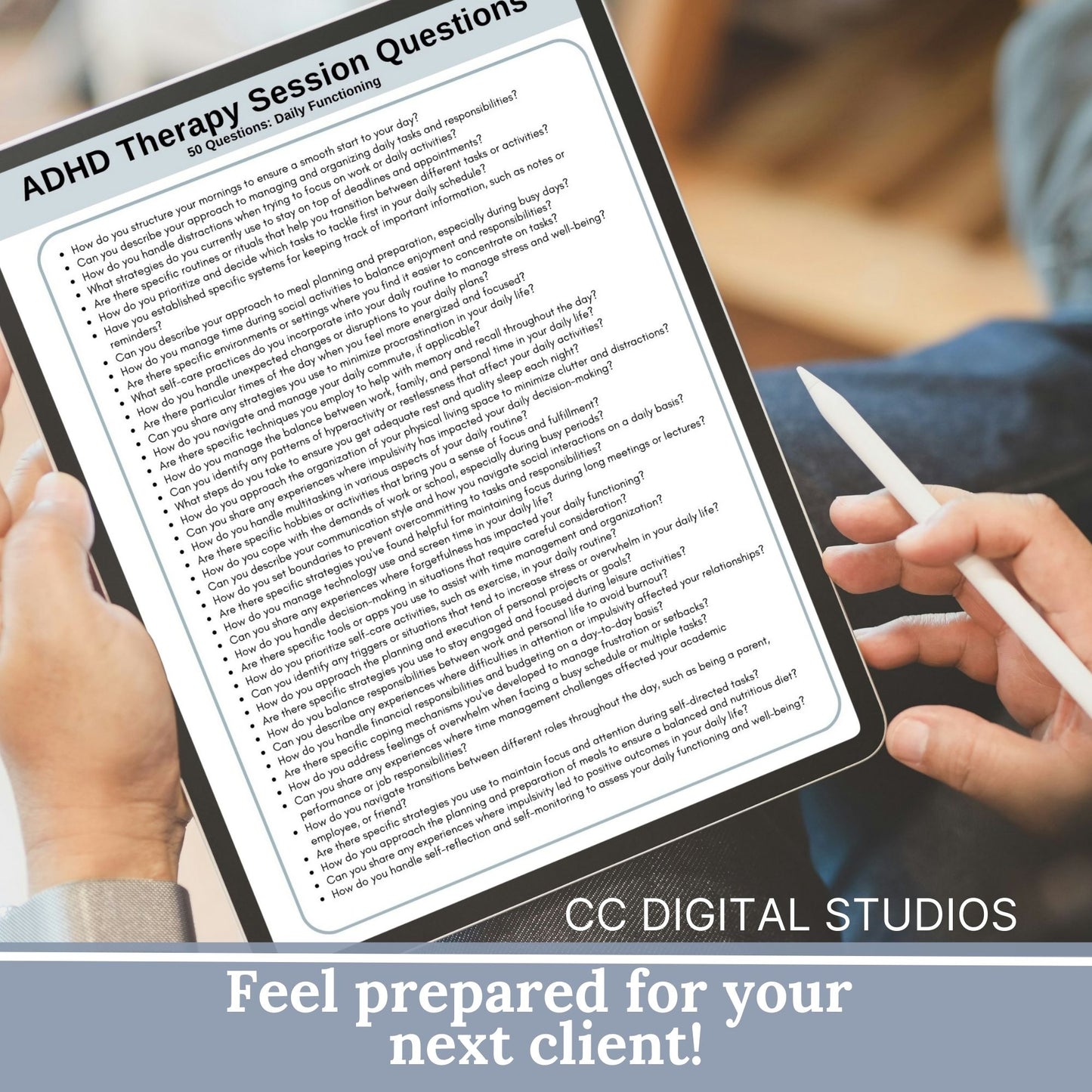 A collection of 750 questions, along with essential tips for therapist to provide their clients and do's and don'ts, this resource is a valuable addition to any therapist's office.  Helpful reference sheets for school counselors social workers