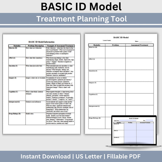 The CBT BASIC ID Model can be used in a variety of therapeutic contexts, including individual therapy, group therapy, and family therapy.  Therapist office therapy tools, psychology
