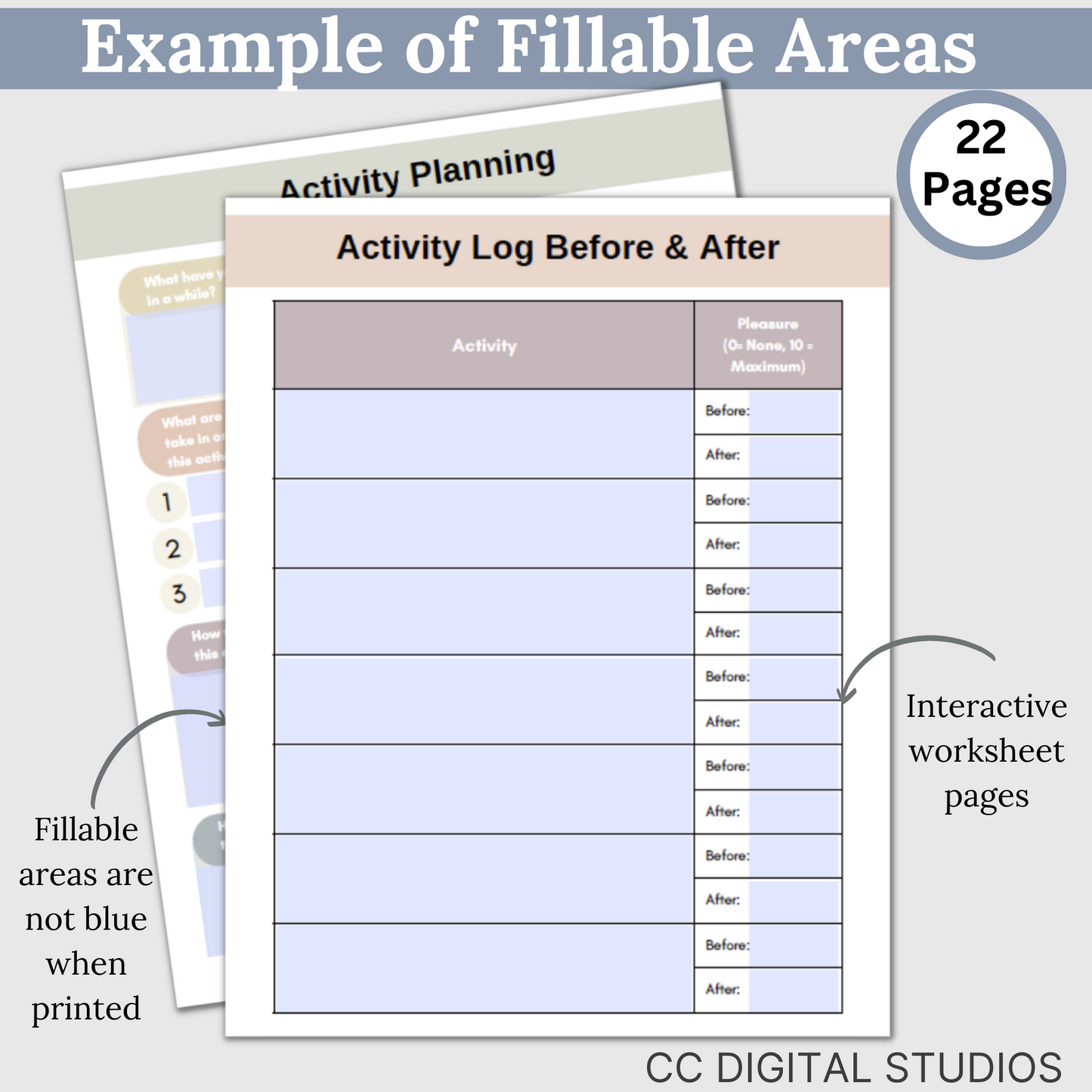 Behavioral Activation CBT Therapy Worksheets, perfect addition to your toolkit of CBT therapy tools! These behavior trackers and CBT worksheets designed to support emotional regulation. CBT therapy tools.