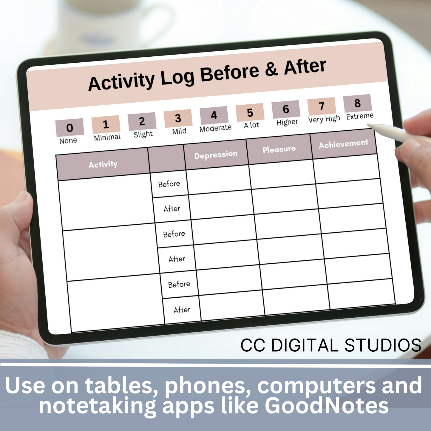 Behavioral Activation CBT Therapy Worksheets, perfect addition to your toolkit of CBT therapy tools! These behavior trackers and CBT worksheets designed to support emotional regulation. CBT therapy tools.