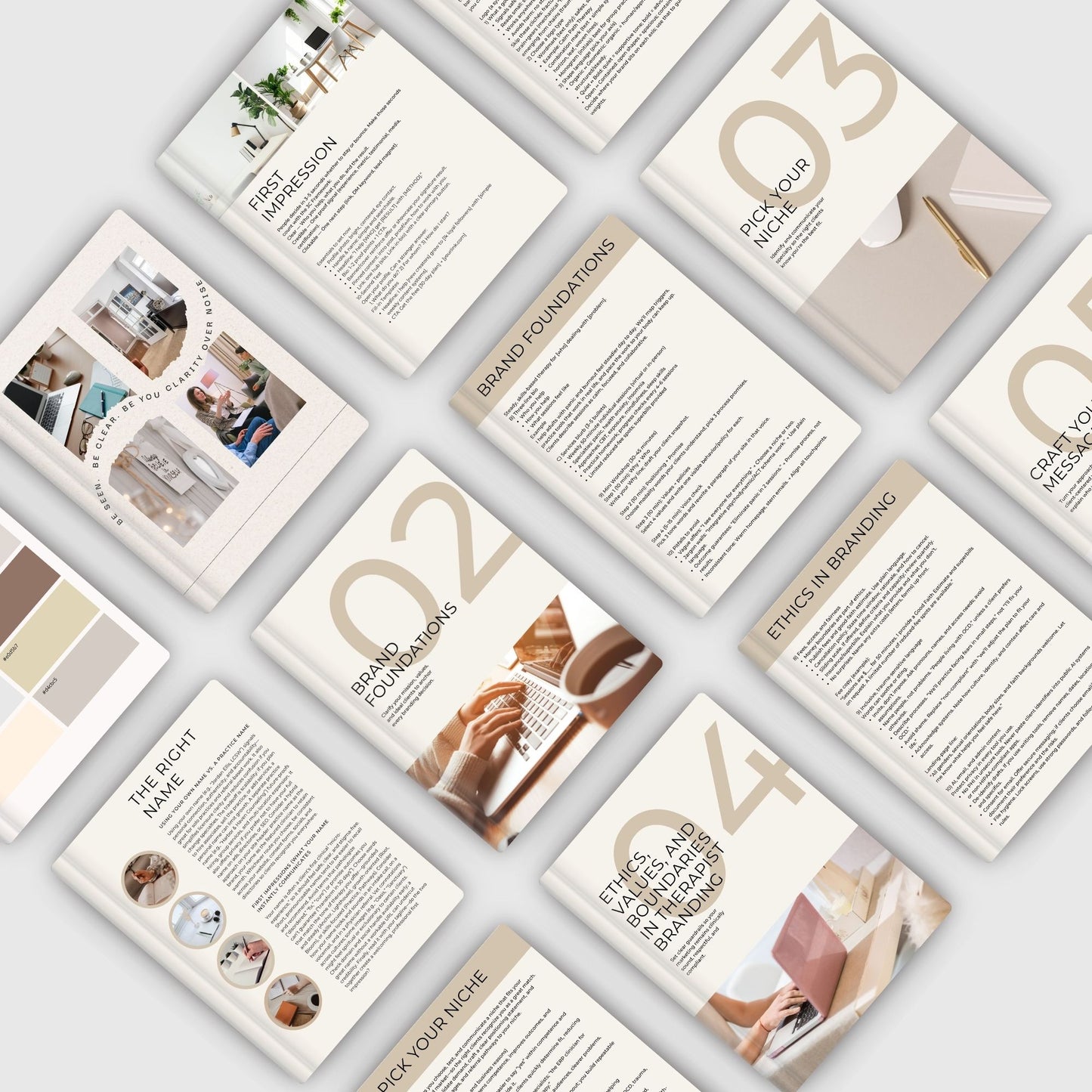 Build Your Brand for Mental Health Professionals - Branding Kit for Therapists - Private Practice Branding Kit