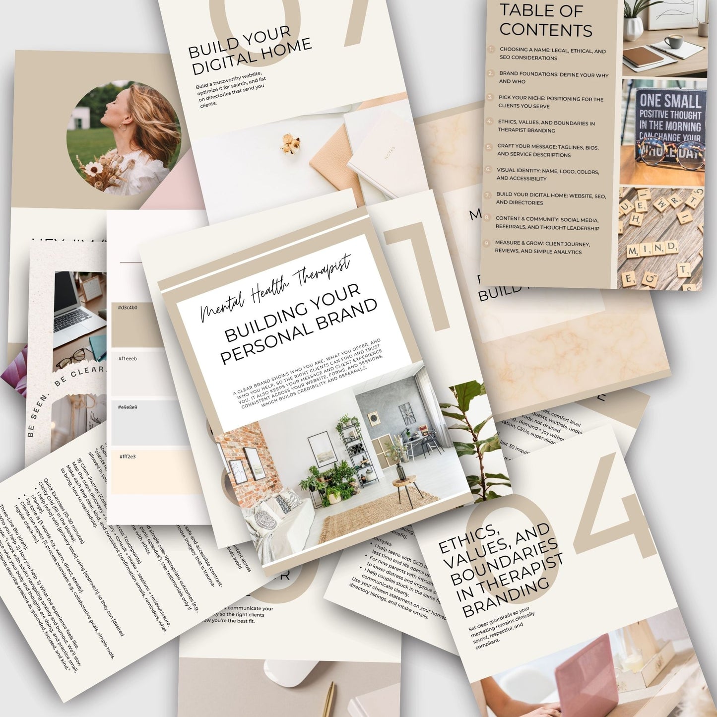Build Your Brand for Mental Health Professionals - Branding Kit for Therapists - Private Practice Branding Kit