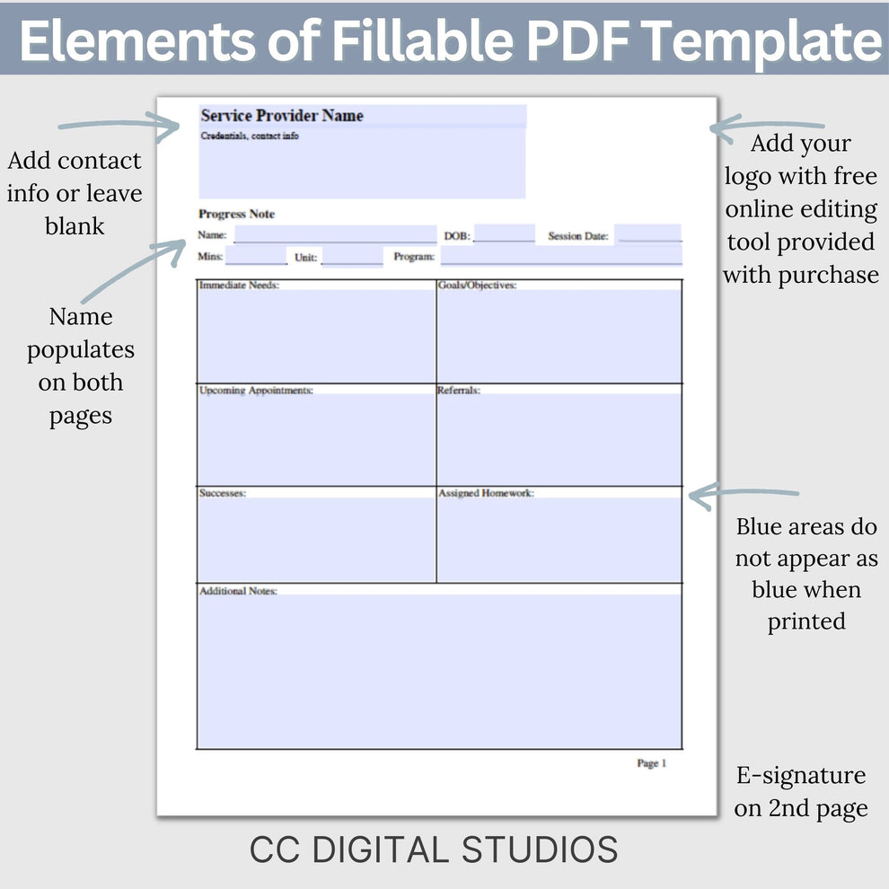 Case Management Template for Progress Notes: Streamline Documentation ...