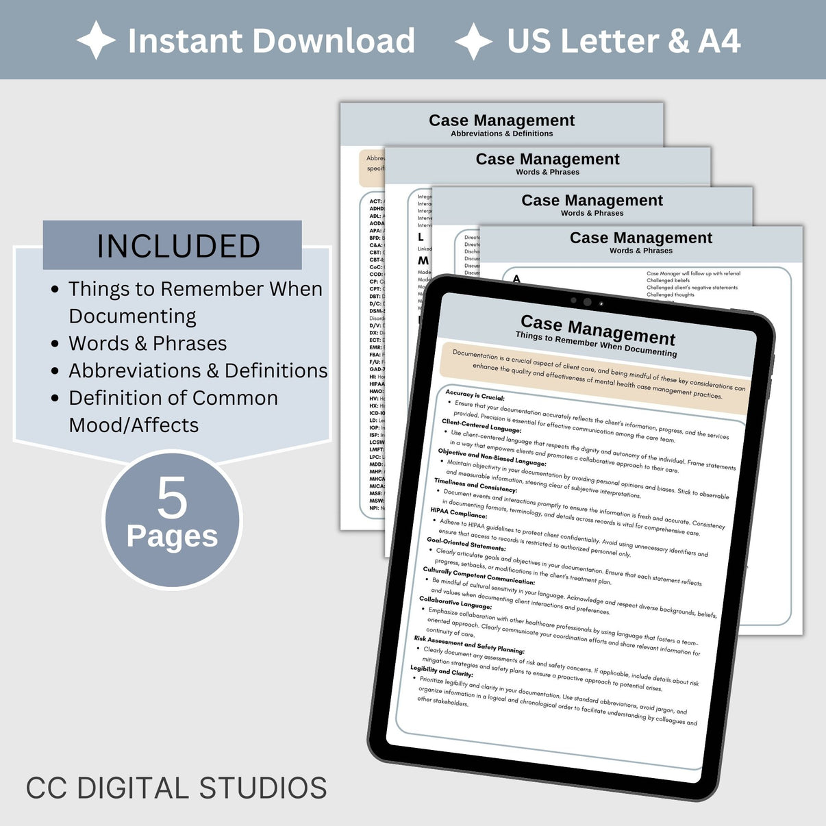 Case Manager Transcript Case Manager Cheat Sheet, Verbiage for Notes and Documentation, Social ...
