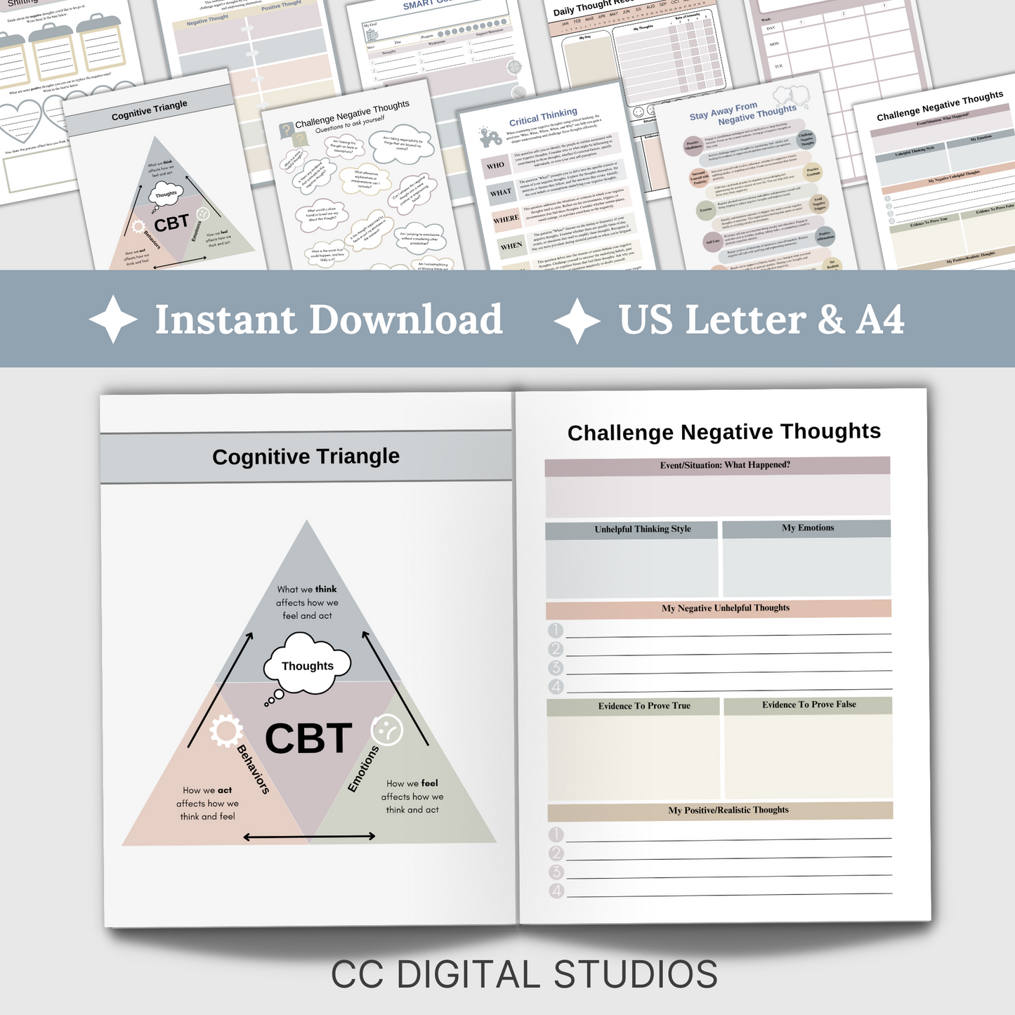 CBT Therapy Worksheets – a comprehensive tool for tackling negative thoughts. This mental health workbook merges psychotherapy and cognitive behavior techniques, addressing cognitive distortions. Explore DBT-inspired resources