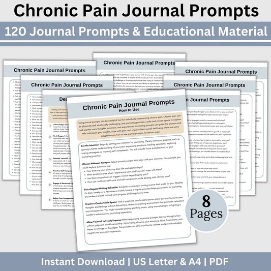 Chronic Pain Journal Prompts: Explore Emotions Safely