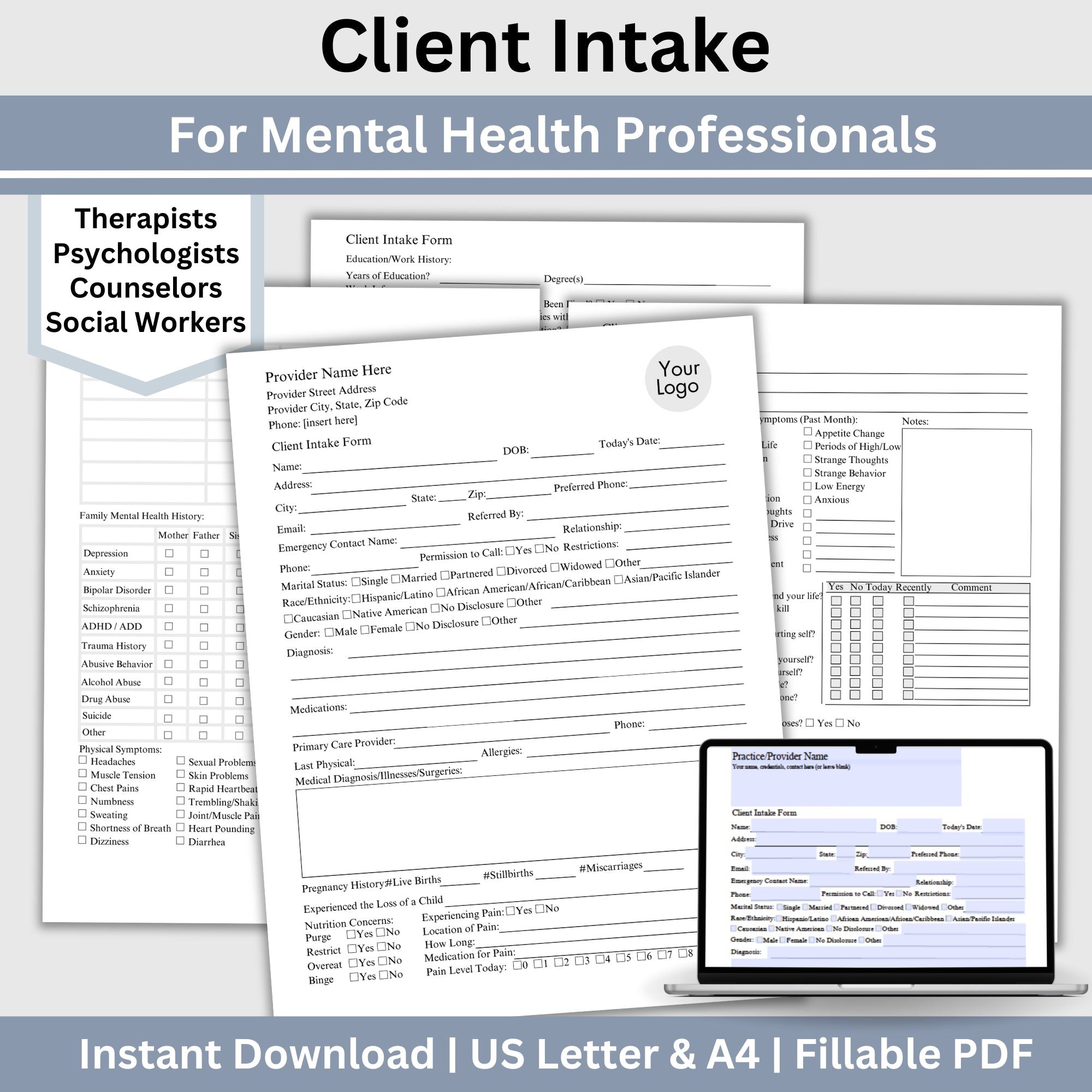 Client Intake Form: Enhance Your Psychotherapy Workflow – CCDigitalStudios