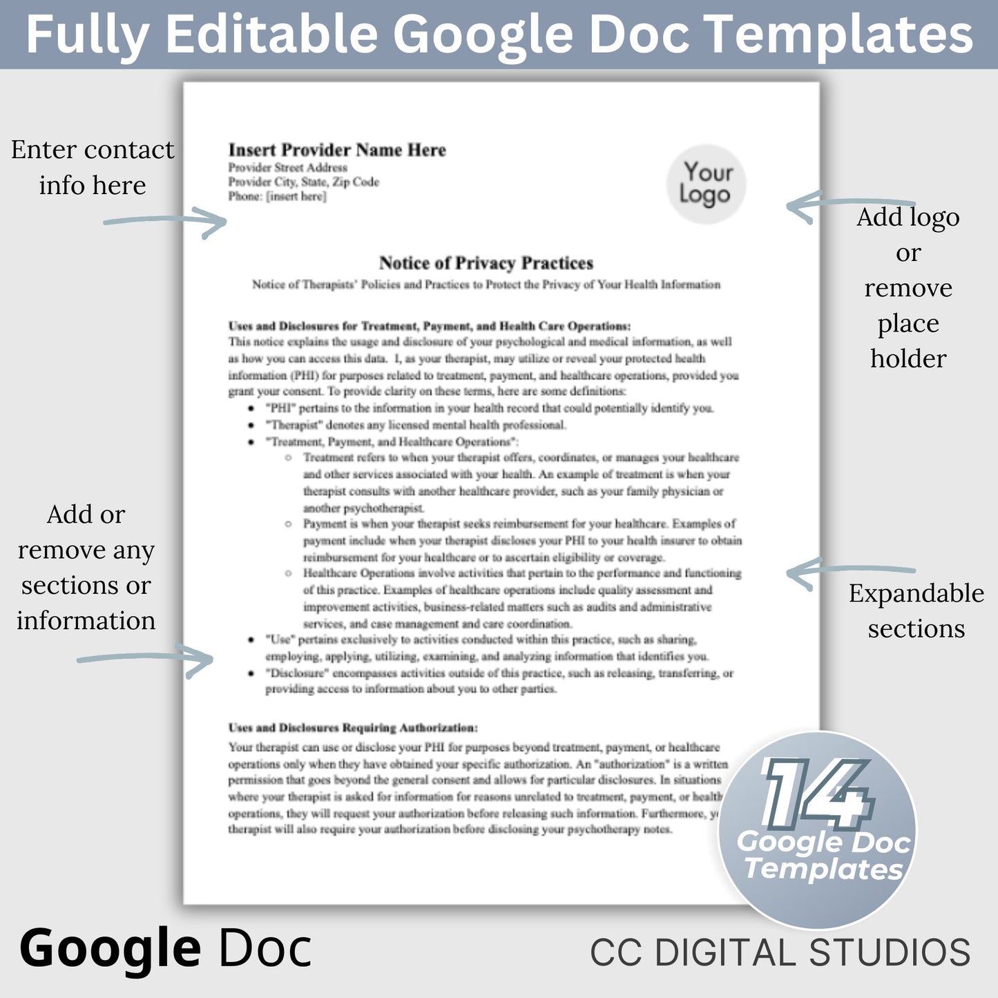 Therapy Notes & Office Policies BUNDLE, Google Doc, Fillable PDF, Progress Notes, Client Intake, Consents, Private Practice Counseling Forms. 21 forms designed to streamline and organize your client records. Perfect for mental health professionals