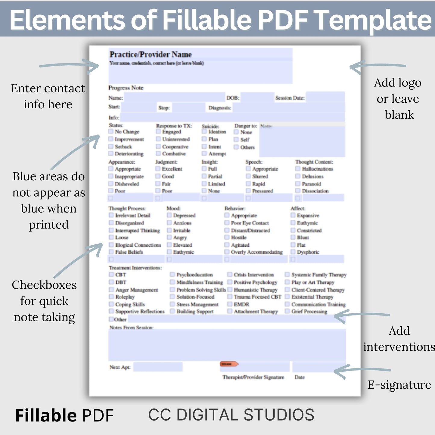 Therapy Documentation Bundle:  Streamline Your Documentation Process