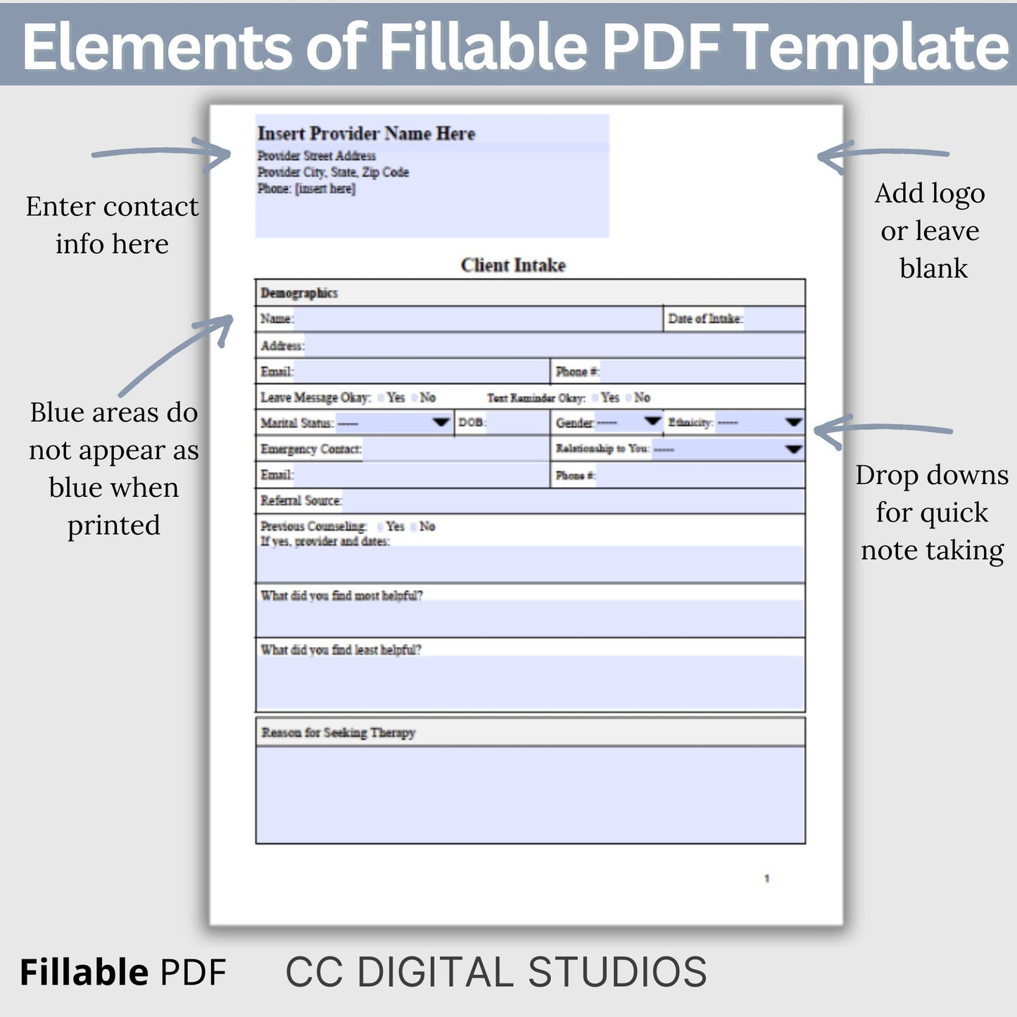 Mental health practice counseling forms bundle. This comprehensive therapy bundle includes fillable PDF client intake form, progress notes, treatment plan, and biopsychosocial designed to streamline your documentation process.