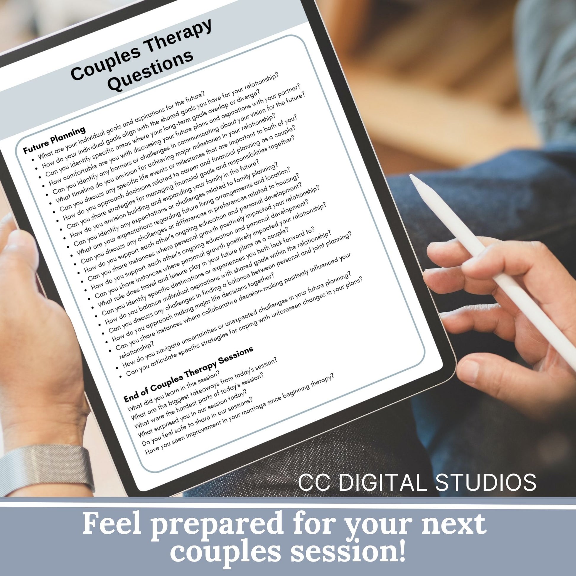 450 thoughtfully crafted conversation starters and therapy questions. Perfect for couples counseling this resource is designed to elevate communication and understanding in your counseling office.