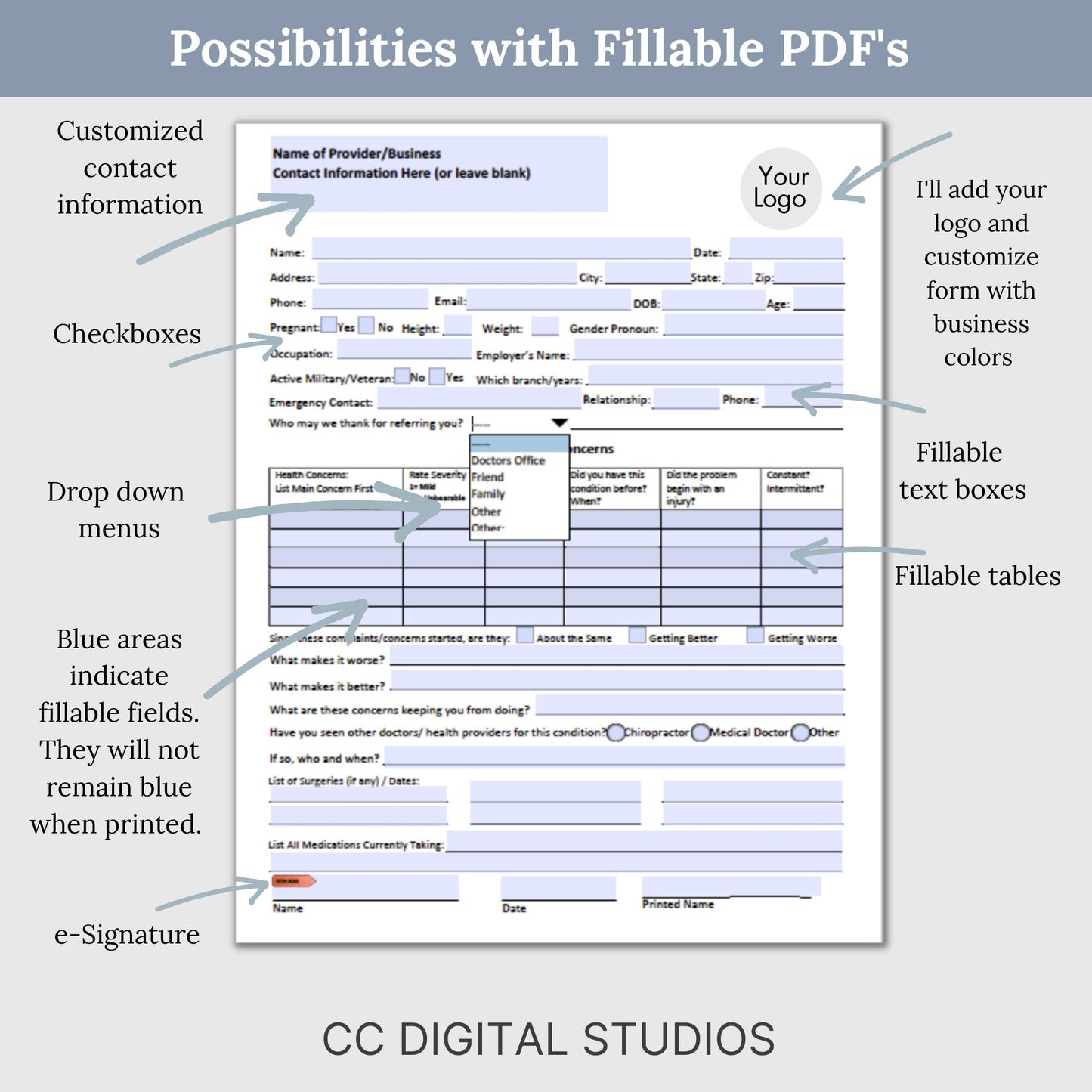 Custom Template Design:  Single Page