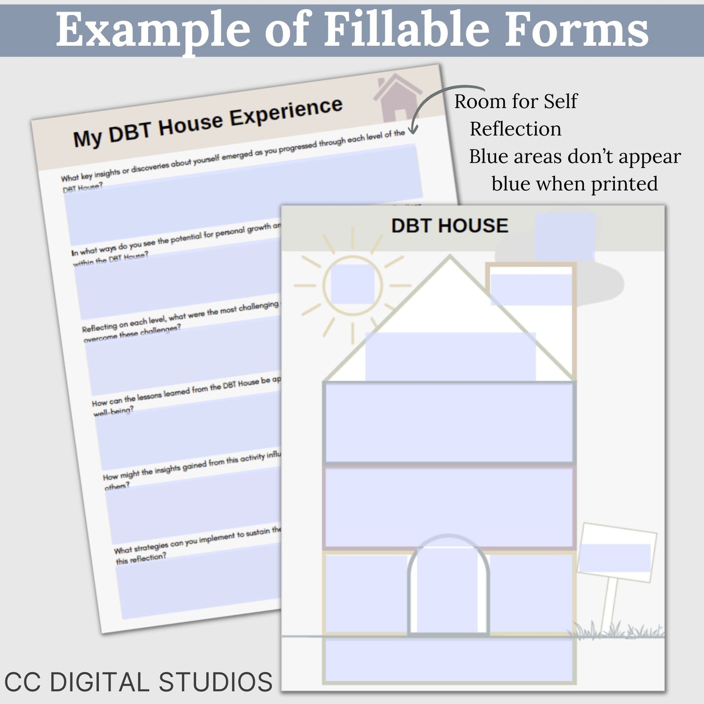 DBT House Therapy Worksheets. Designed for individuals navigating DBT, these worksheets offer a comprehensive toolkit for skills development, anxiety relief, and personal growth. This DBT workbook, Borderline, BPD