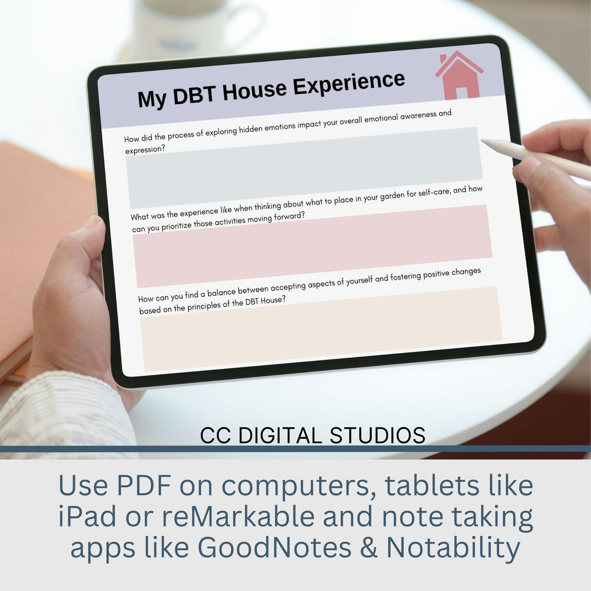 DBT House Therapy Worksheets. Designed for individuals navigating DBT, these worksheets offer a comprehensive toolkit for skills development, anxiety relief, and personal growth. This DBT workbook, Borderline, BPD