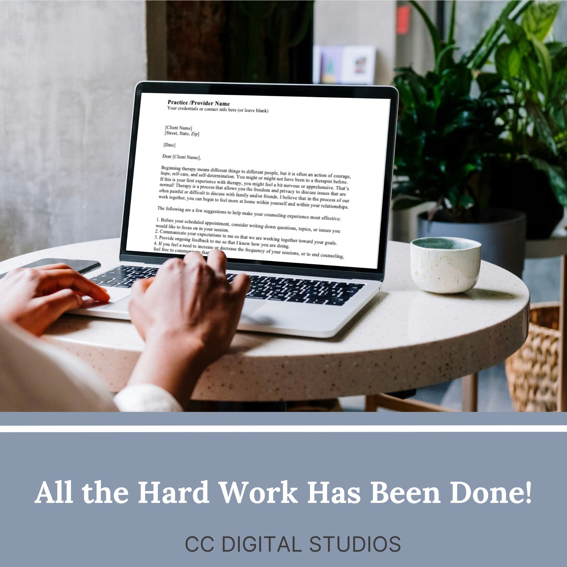 49 Email/letter templates that clinicians need for their professional correspondence. Pre-made emails/letters that will support your private practice business with minimal effort on your part. Completely editable Google Docs.