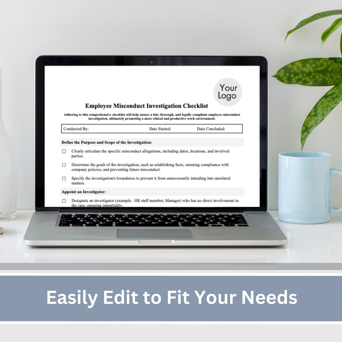 Employee Misconduct Form - Editable Google Doc