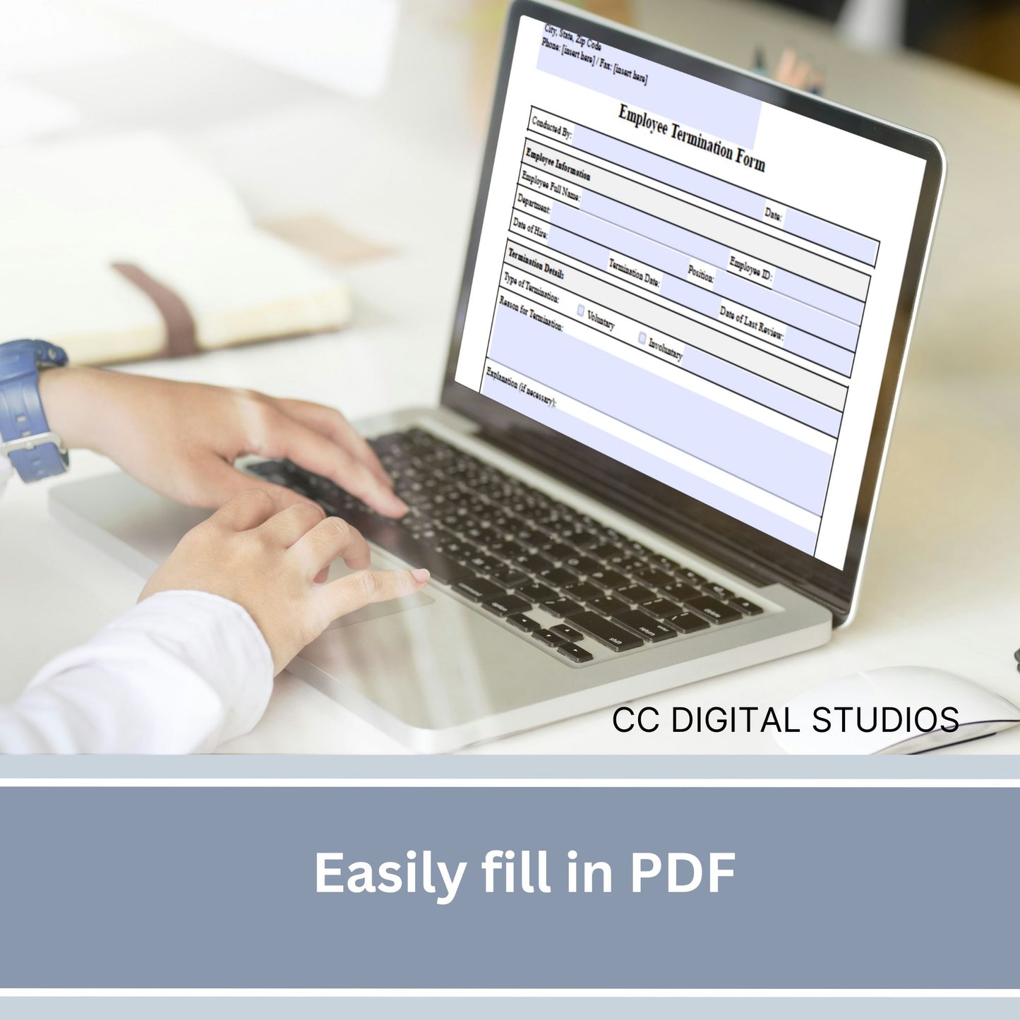 Job Application - Fillable PDF