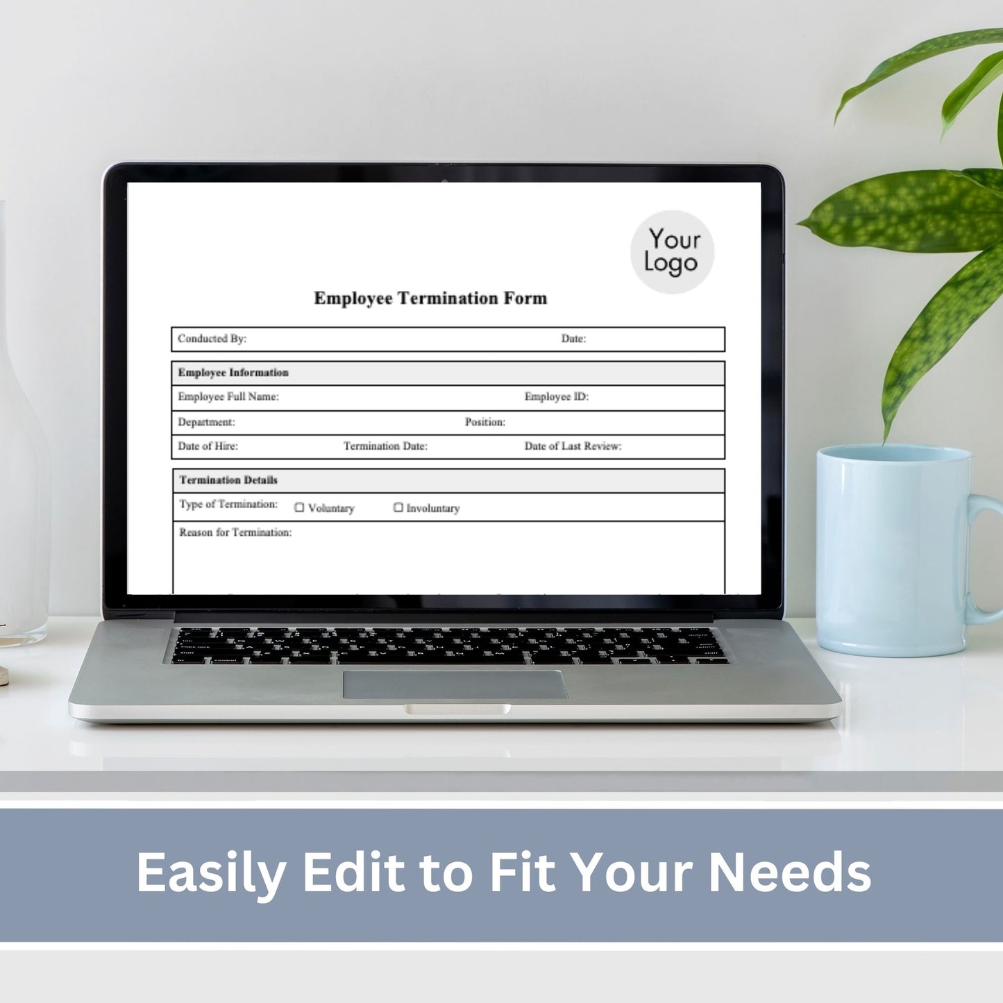 Employee Termination Template - Editable WORD DOC