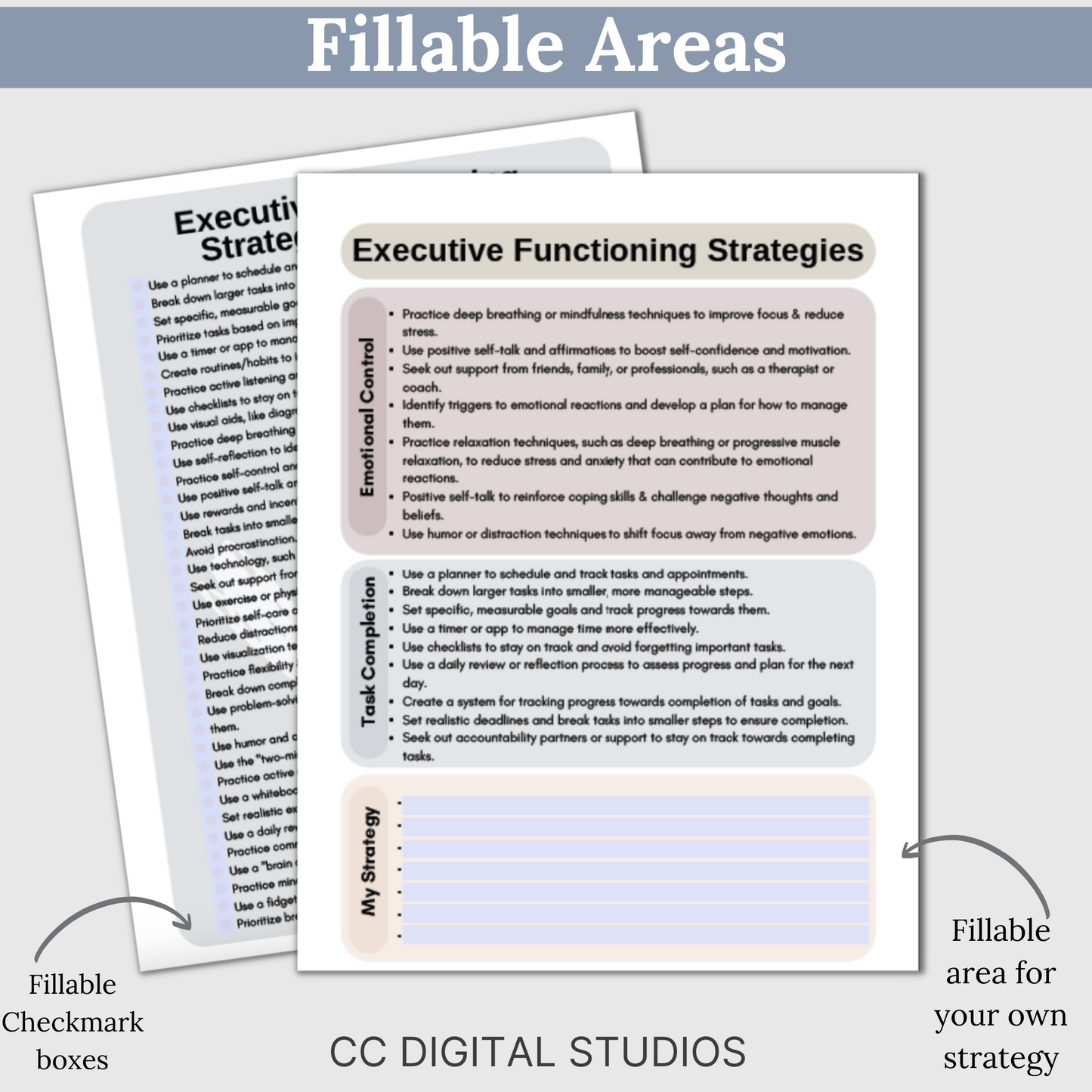 Emphasizing neurodivergent perspectives, it covers executive functioning skills such as impulse control, working memory, cognitive flexibility, planning, organization, self-monitoring, task initiation, emotional control