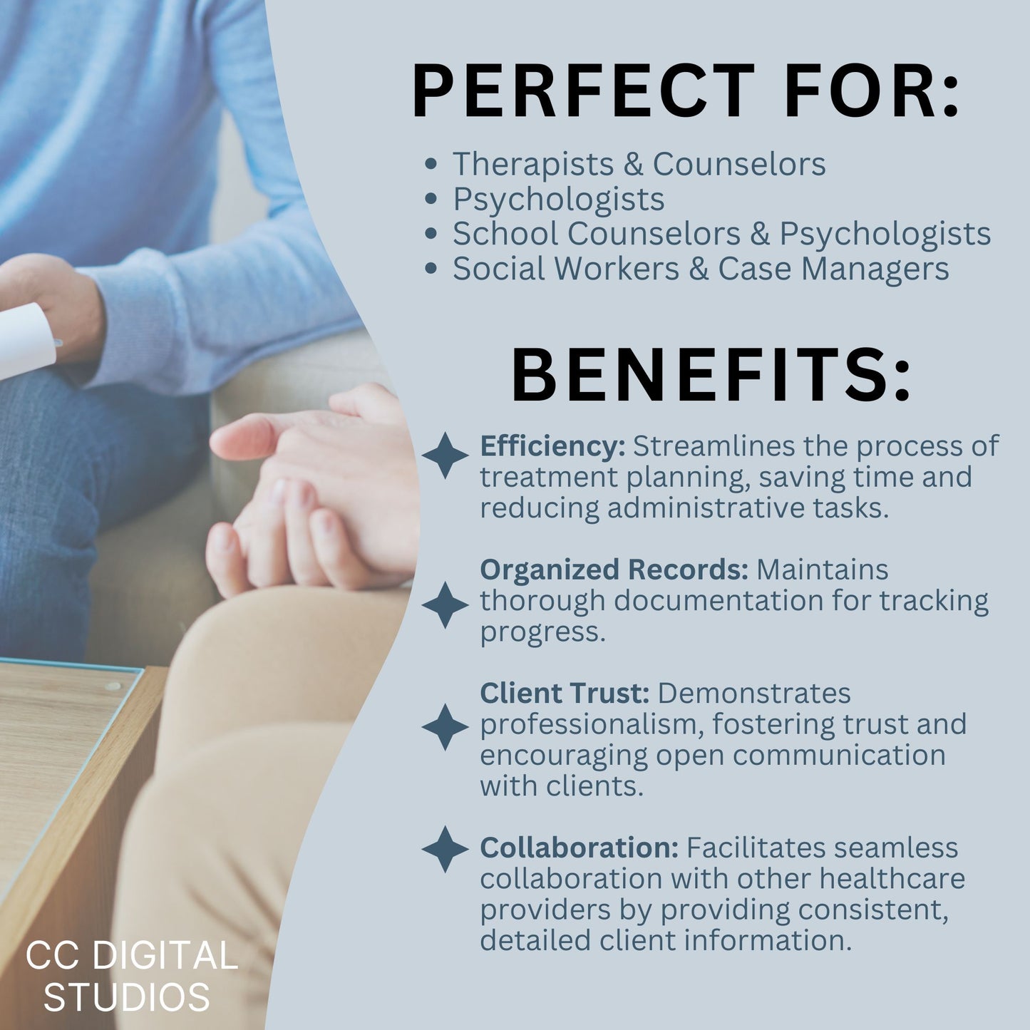 Treatment plan for family therapy sessions. With this template, you'll have a clear and organized way to create family treatment plans that are evidence-based and comprehensive. &nbsp;It's perfect for therapists, counselors, social workers, and other mental health professionals. It's designed to save you time and streamline your process, so you can focus on providing the best possible care to your clients.