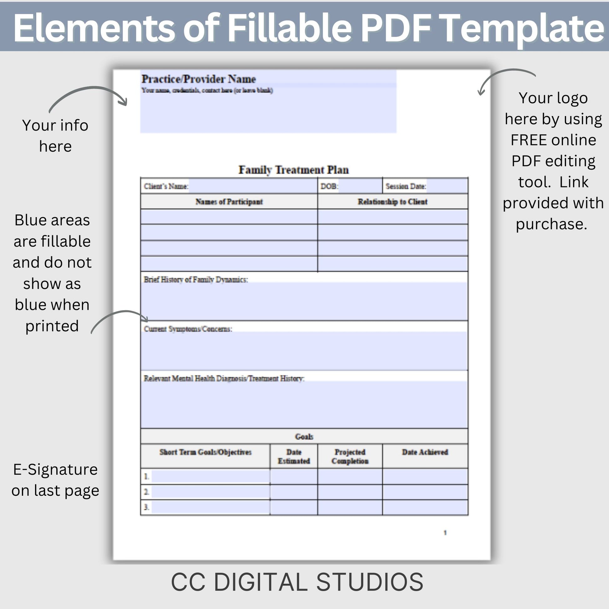 Treatment plan for family therapy sessions. With this template, you'll have a clear and organized way to create family treatment plans that are evidence-based and comprehensive. 