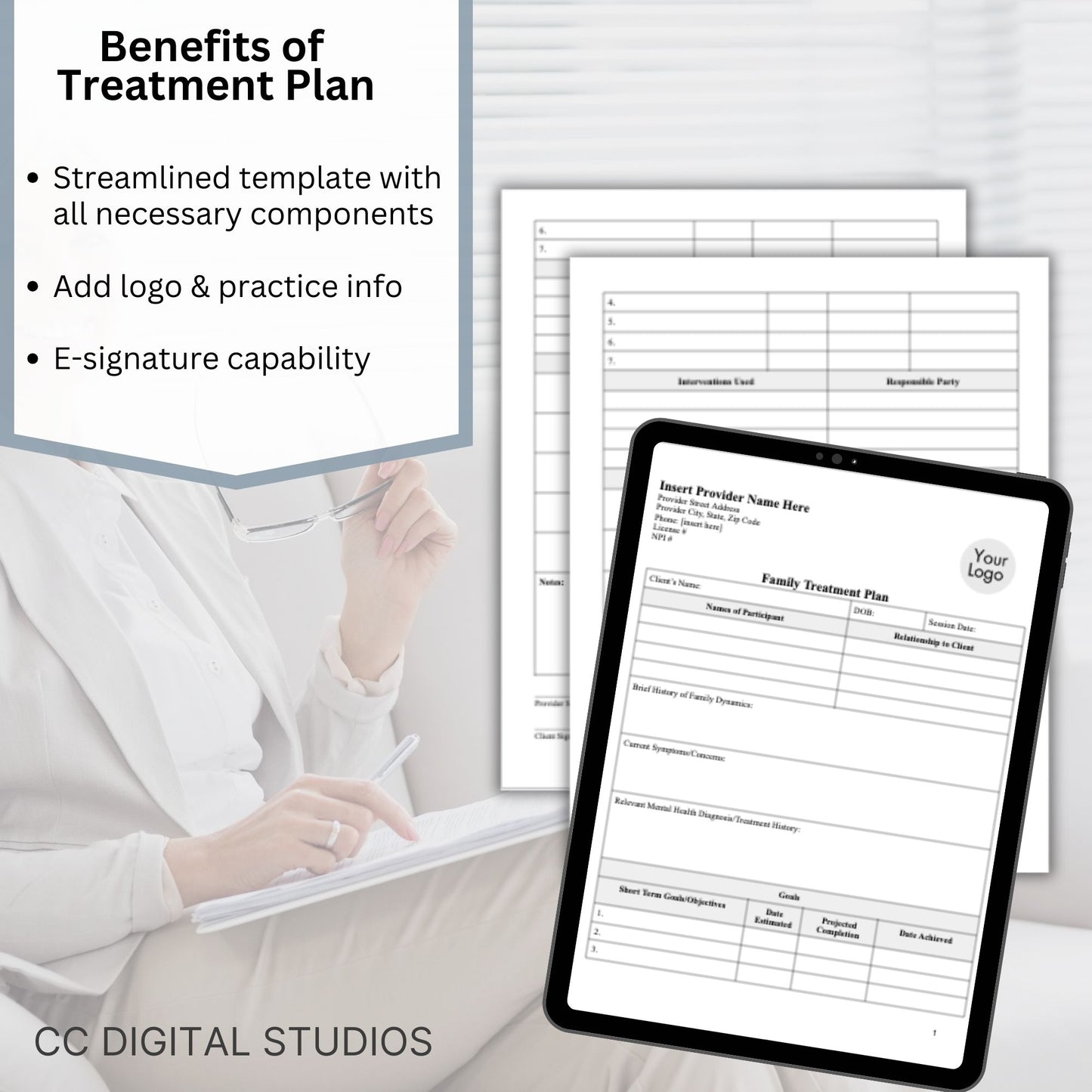 Treatment plan for family therapy sessions. With this template, you'll have a clear and organized way to create family treatment plans that are evidence-based and comprehensive. 