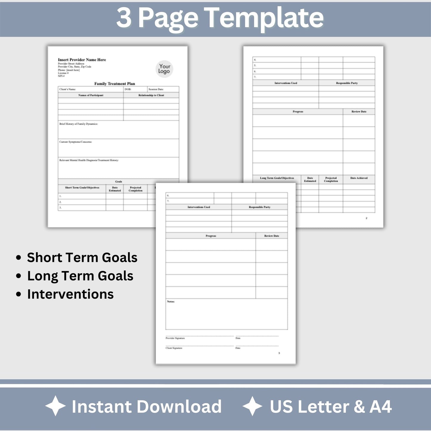 Treatment plan for family therapy sessions. With this template, you'll have a clear and organized way to create family treatment plans that are evidence-based and comprehensive. 