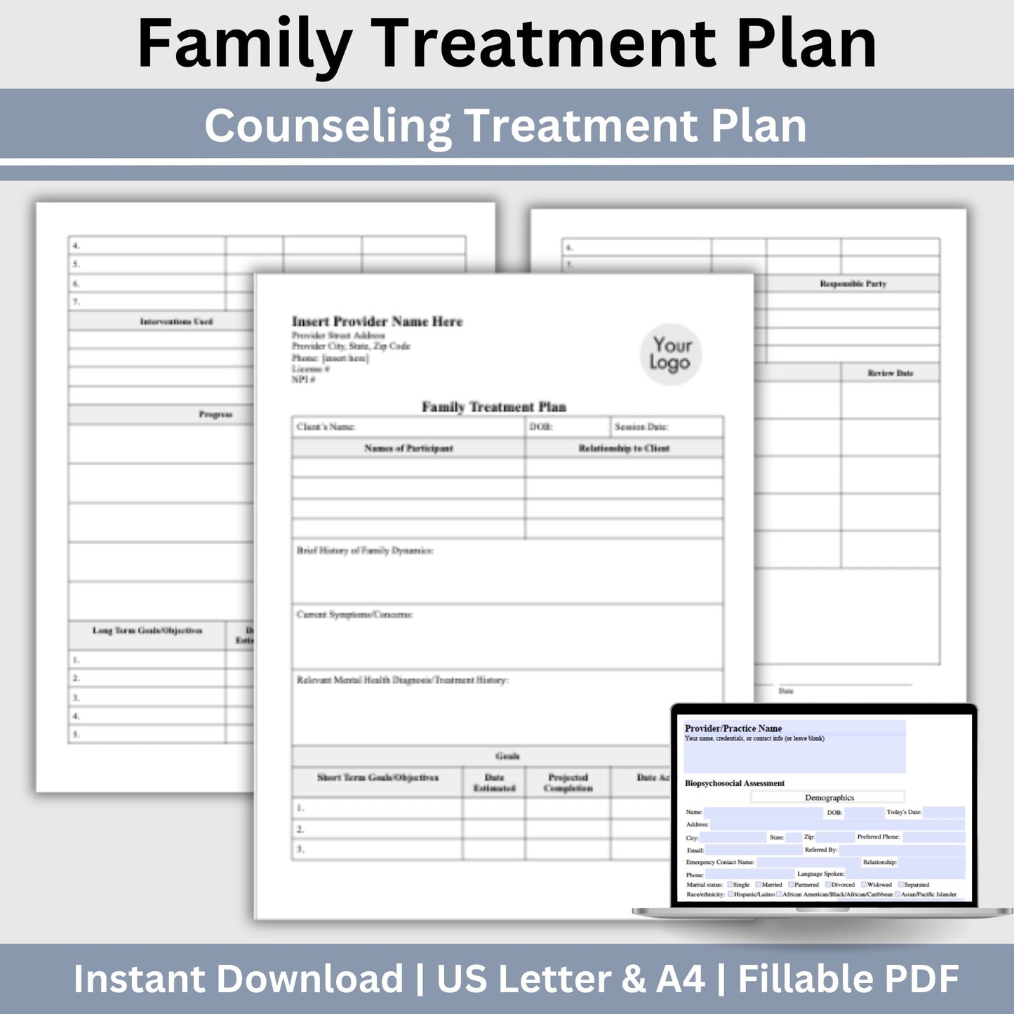 Treatment plan for family therapy sessions. With this template, you'll have a clear and organized way to create family treatment plans that are evidence-based and comprehensive. 