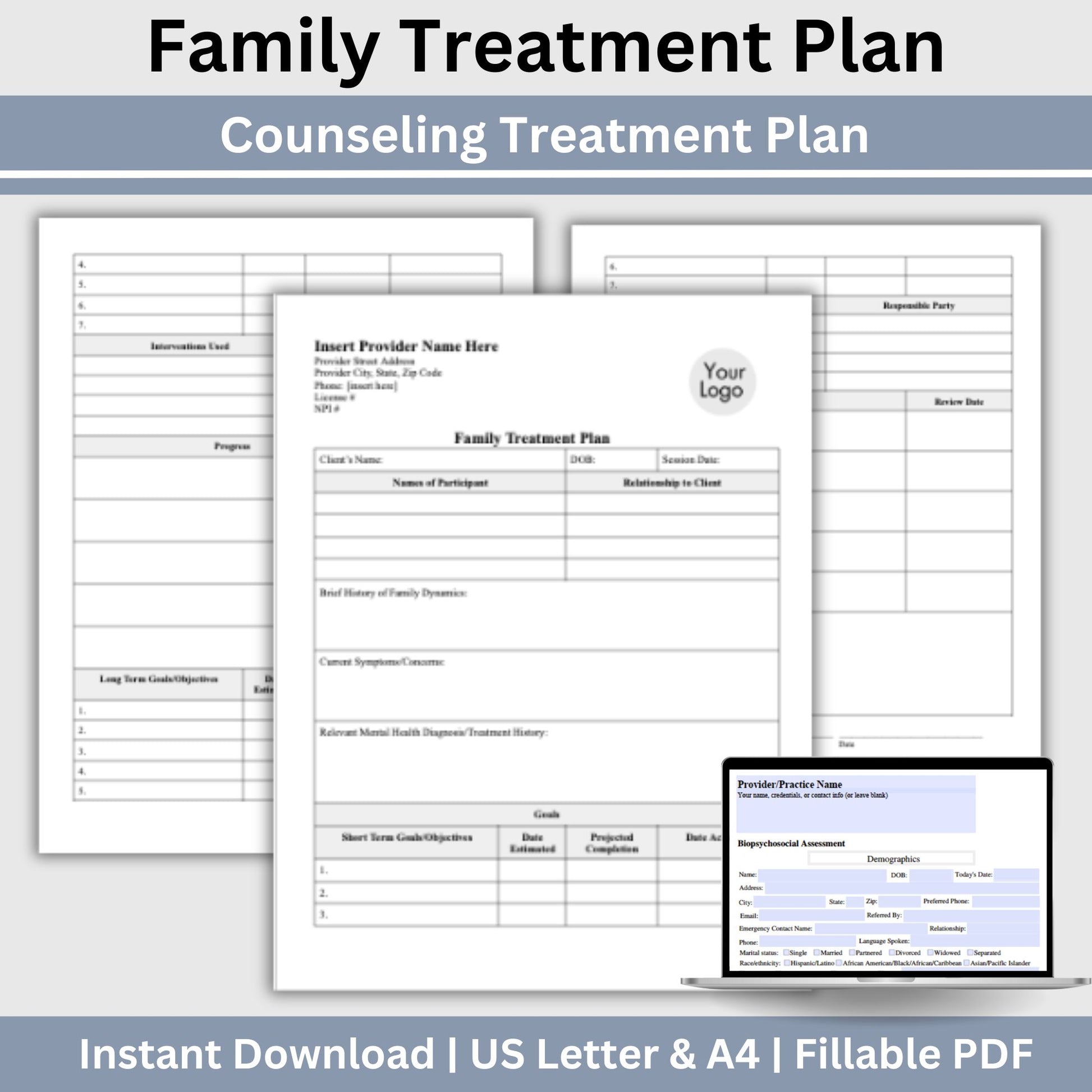 Treatment plan for family therapy sessions. With this template, you'll have a clear and organized way to create family treatment plans that are evidence-based and comprehensive. 