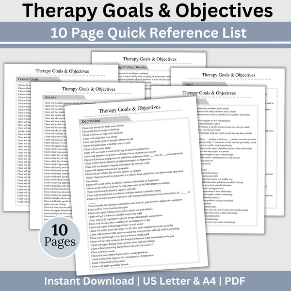 Therapist Goals and Objectives: Create SMART Goals Easily ...