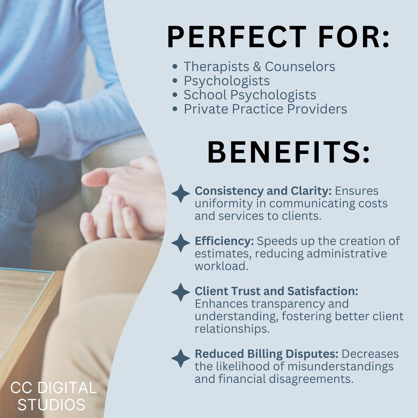 Good Faith Estimate Form for therapist office to ensure clarity and compliance in your mental health practice. This easy-to-use Fillable PDF template helps you provide your clients with a clear and detailed estimate