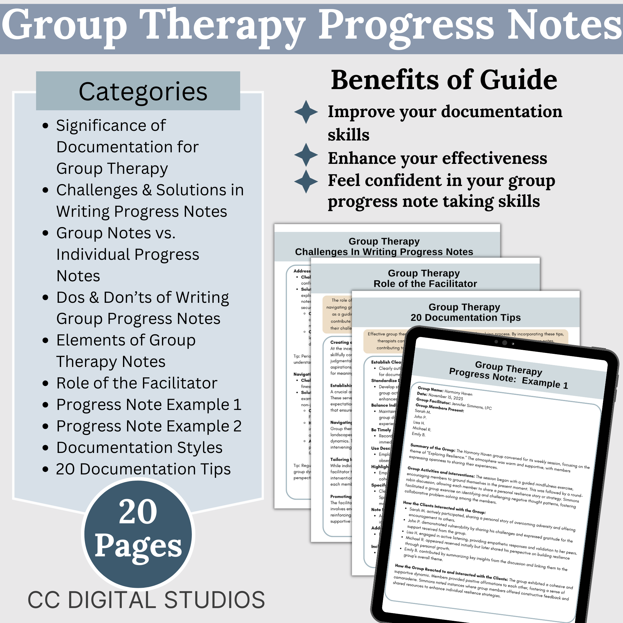 Process Group Therapy Questions Group Therapy Bundle: Guide, Questions, Activities: Enhance Your Sessi ...