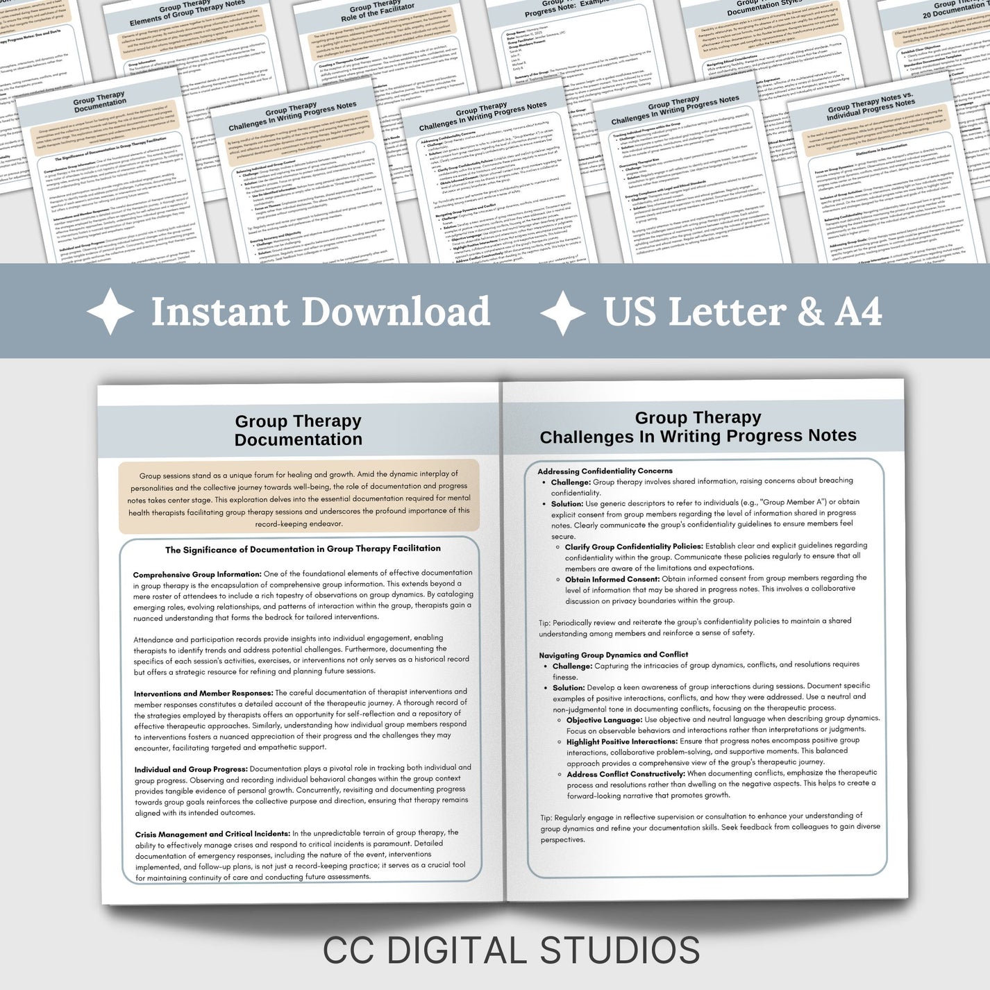 Group Therapy Documentation Guide: Streamline Progress Note Writing ...