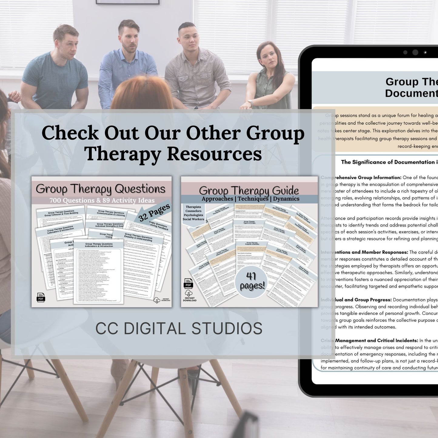 This is the ultimate therapy notes cheat sheet. Ideal for therapist offices and private practices, this reference sheet and guide provide essential insights for effective group therapy documentation. Perfect for seasoned therapists and students.