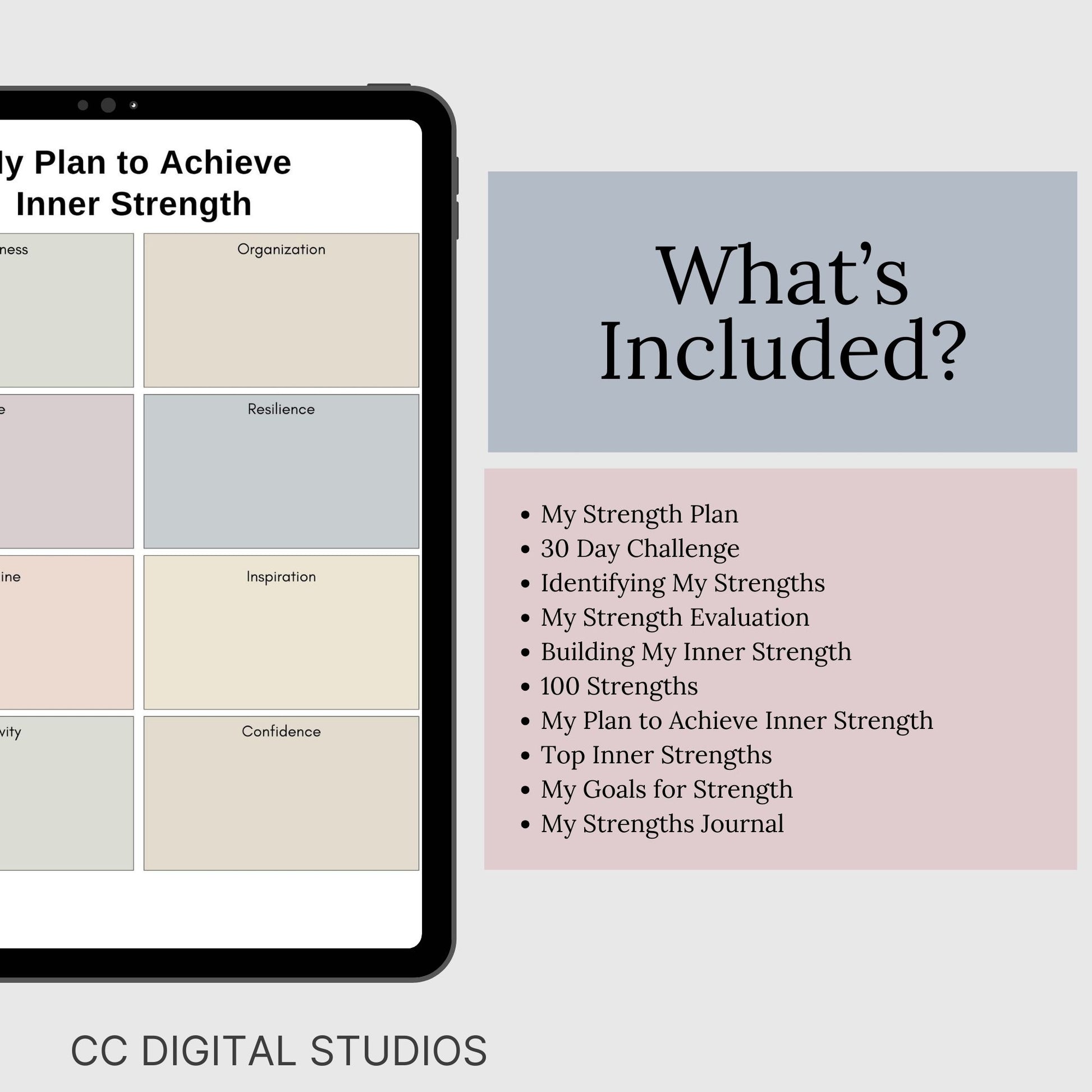 Inner Strength Worksheets - the perfect therapy resource for fostering personal growth!  These therapy worksheets are designed to provide anxiety relief and enhance coping skills in a strengths-based approach.