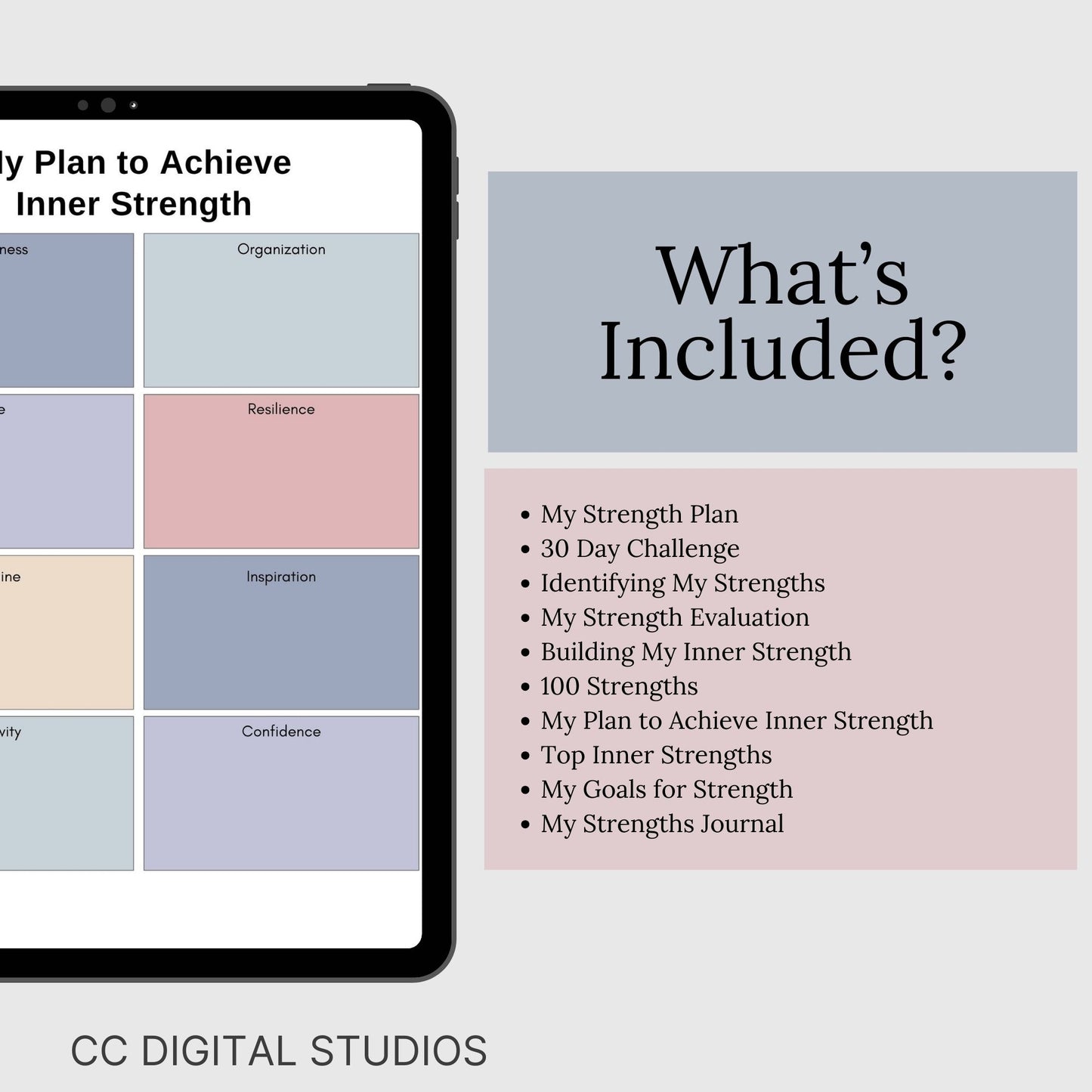 Inner Strength Worksheets - the perfect therapy resource for fostering personal growth!  These therapy worksheets are designed to provide anxiety relief and enhance coping skills in a strengths-based approach.