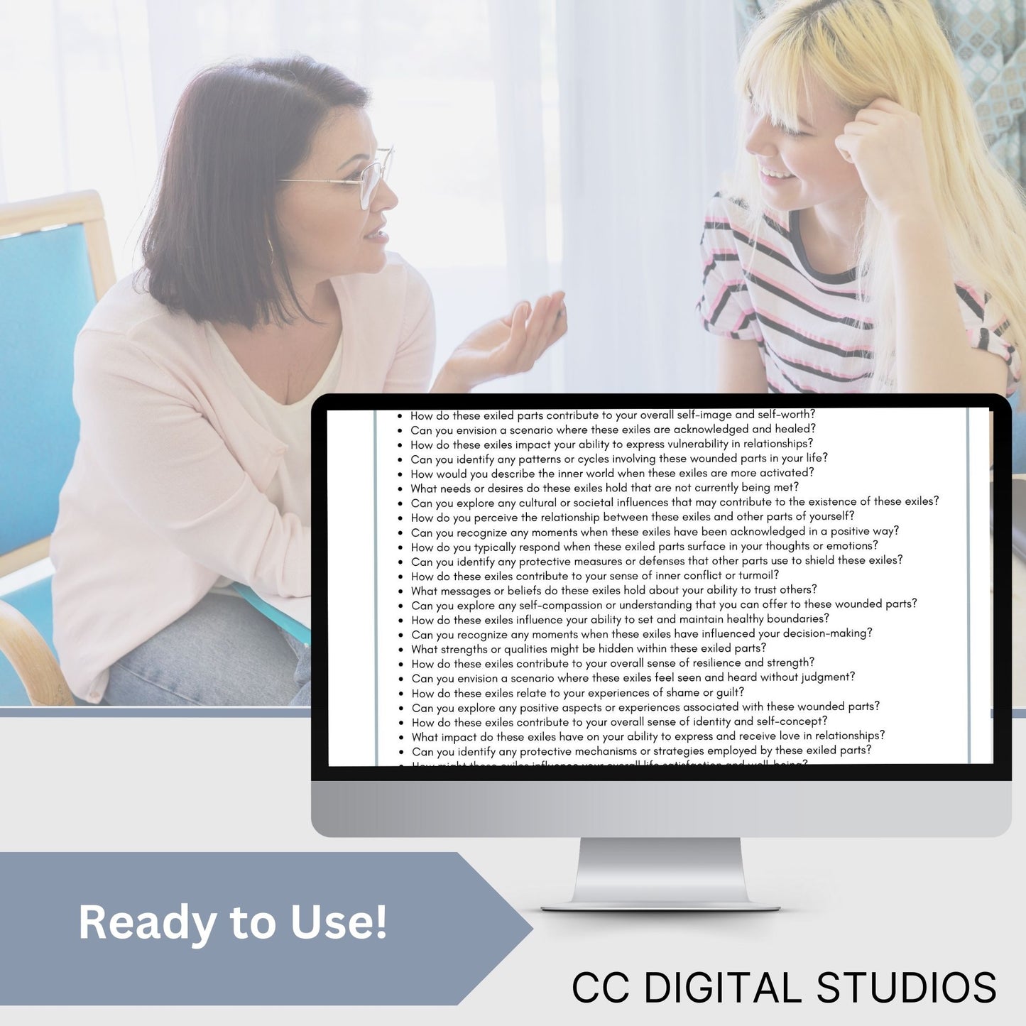 850 Internal Family Systems (IFS) therapy questions. This comprehensive IFS therapy resource serves as the ultimate therapy cheat sheet, offering conversation starters designed to delve into triggers, conflicts, unmet needs, autonomy and integration.