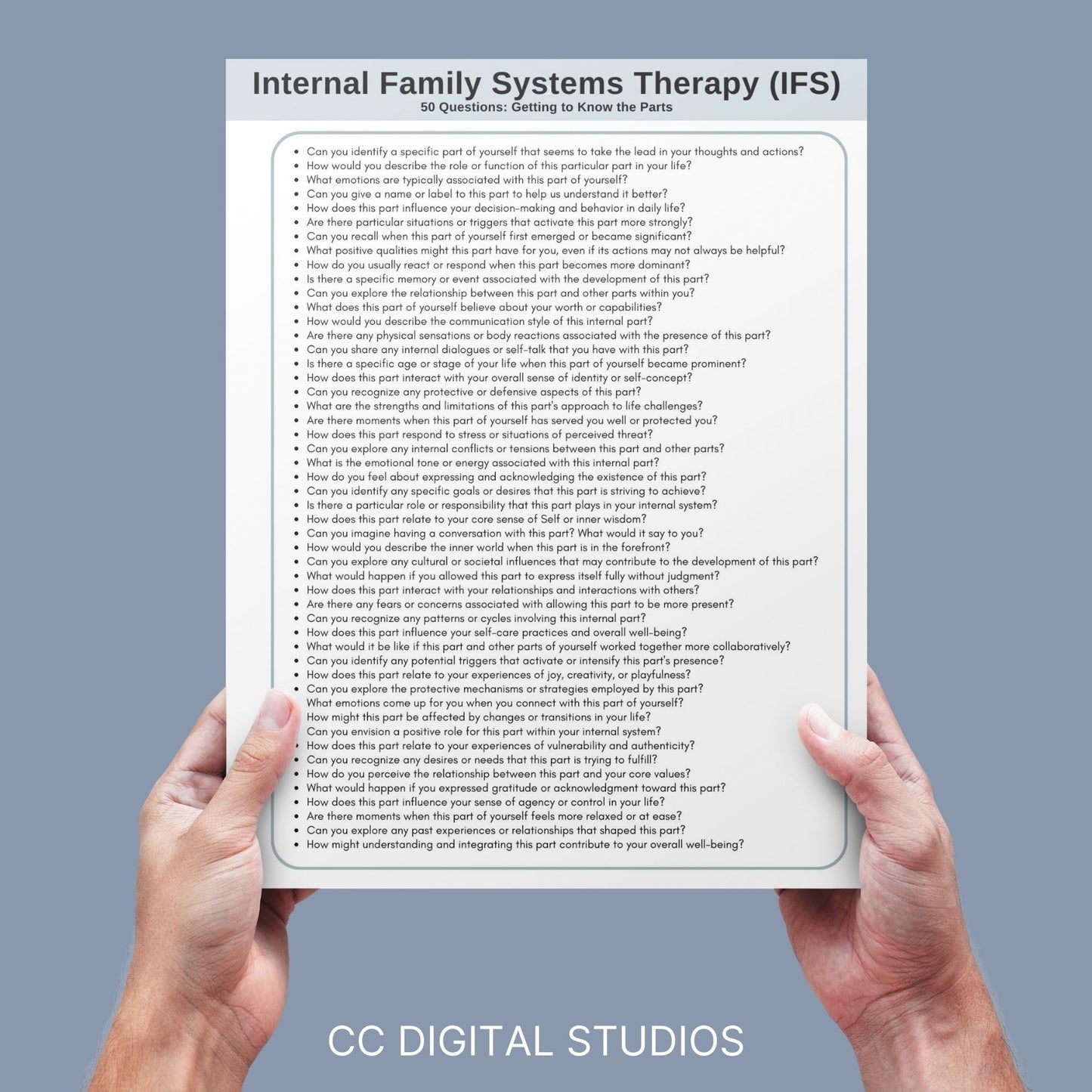 Internal Family Systems (IFS) 850 Therapy Questions: Ultimate Therapy Cheat Sheet