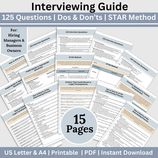 Interview Guide for HR & Small Business