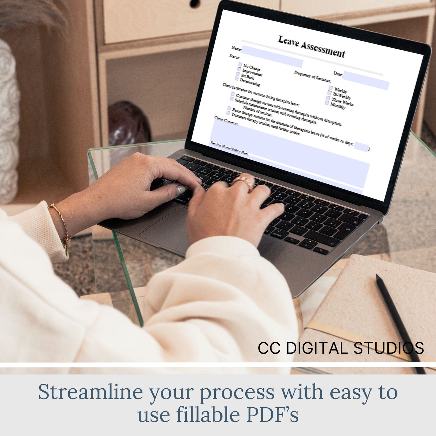 Therapist Coordination of Care Form, a must-have addition to any counseling office or private practice therapist planner. This fillable PDF is designed to streamline the transition during therapist leaves of absence.