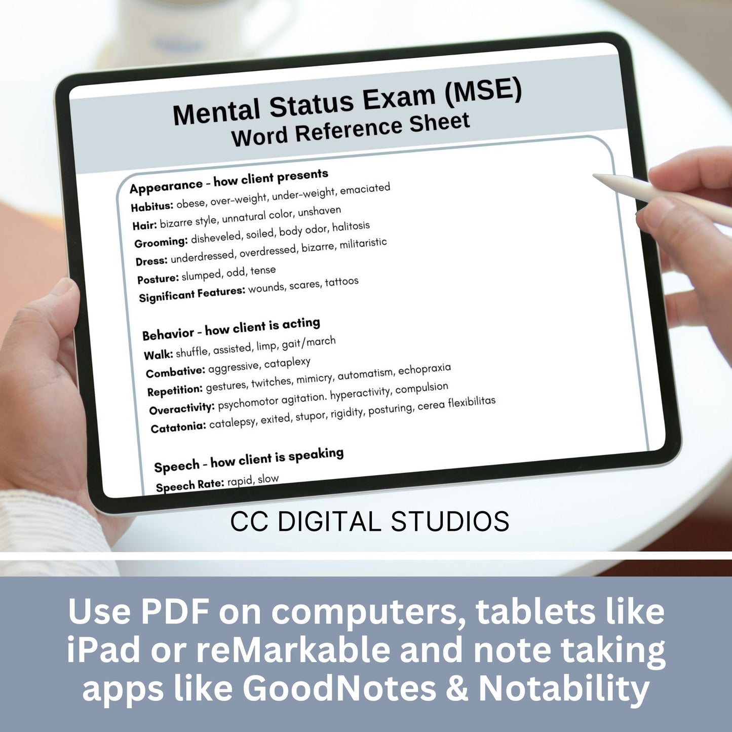 2 Mental Status Exam therapy notes fillable PDF templates. Effortlessly streamline client onboarding with these therapy templates. 2 MSE cheat sheets for psychologists, counselors, therapist office, social workers