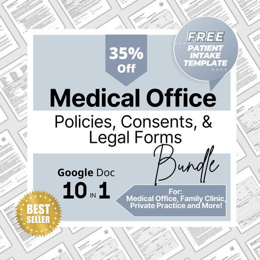 Medical Office Policy Consents Legal Forms - Google Doc
