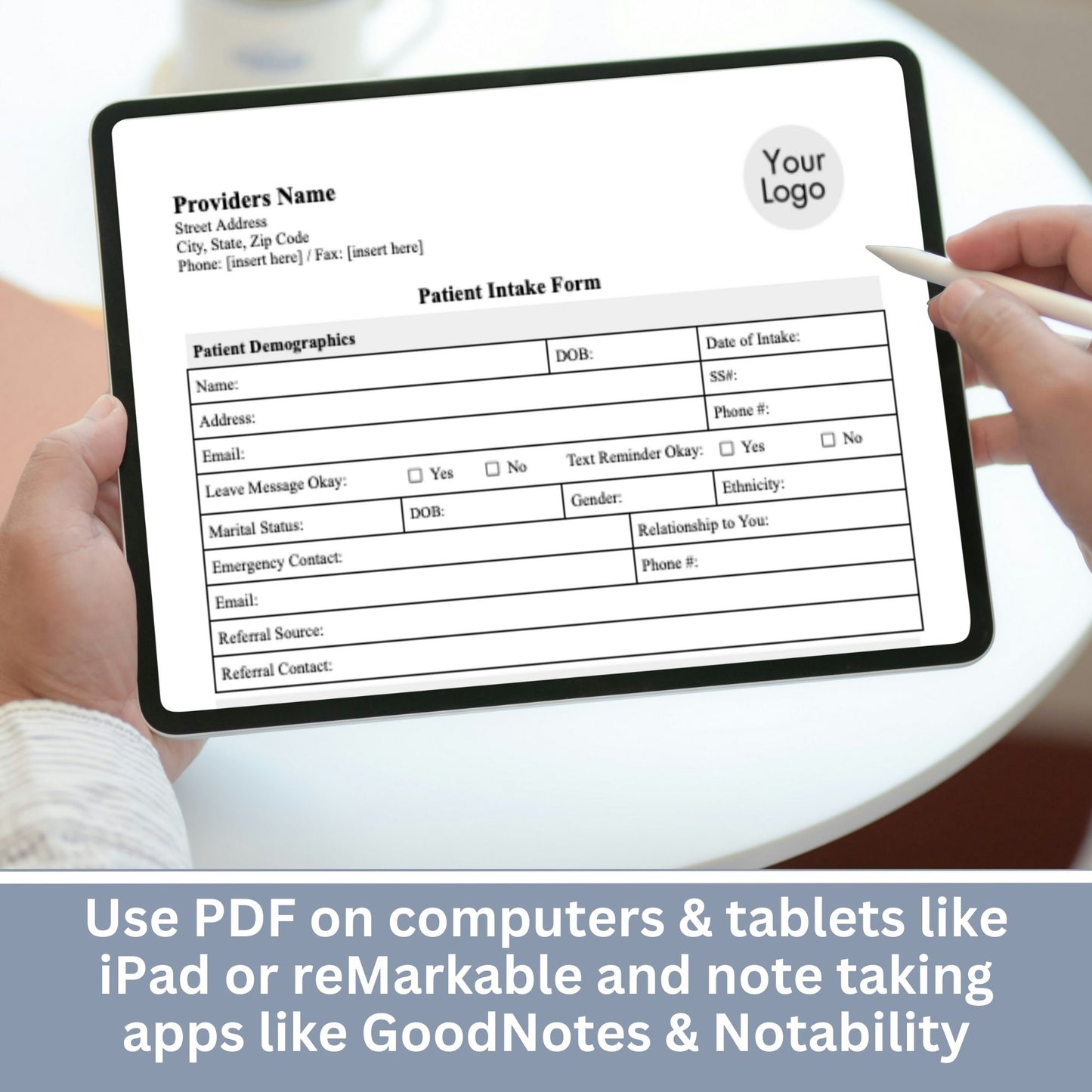 Medical Office Legal Forms Bundle - Fillable PDF