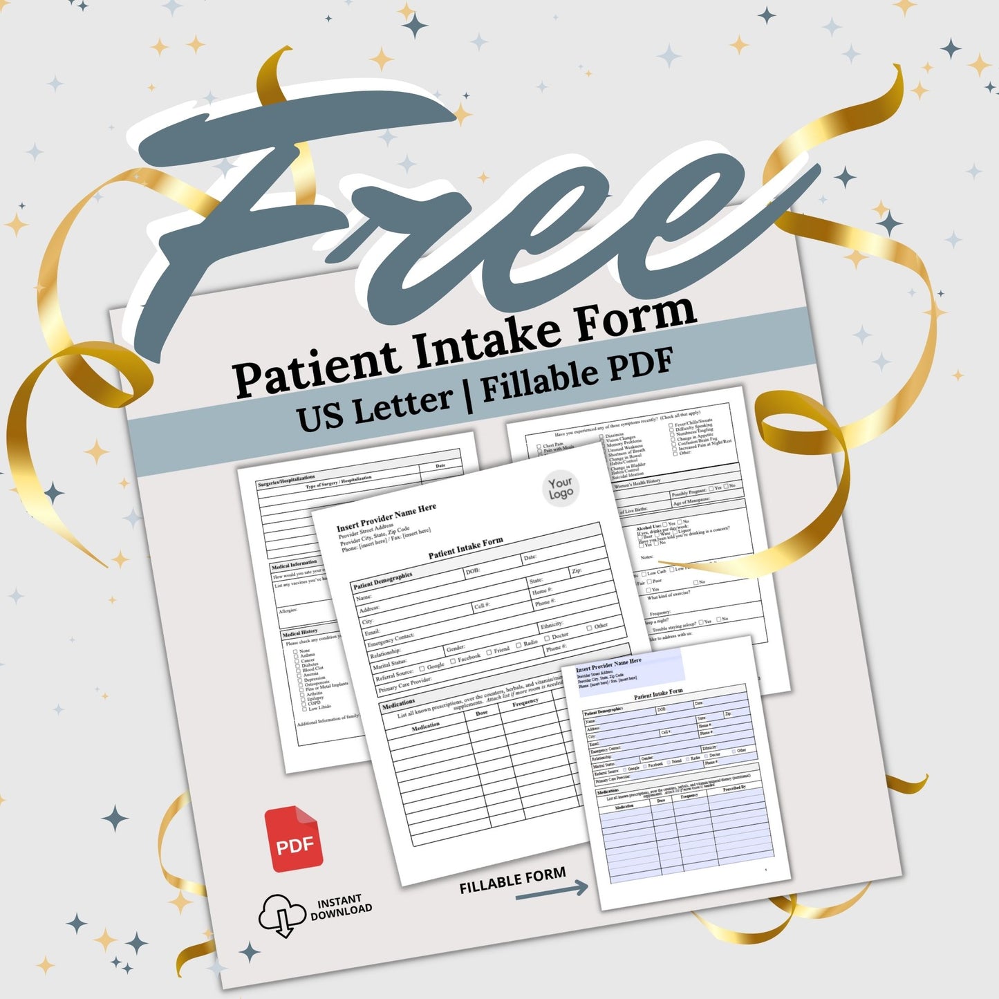 Medical Office Legal Forms Bundle - Fillable PDF