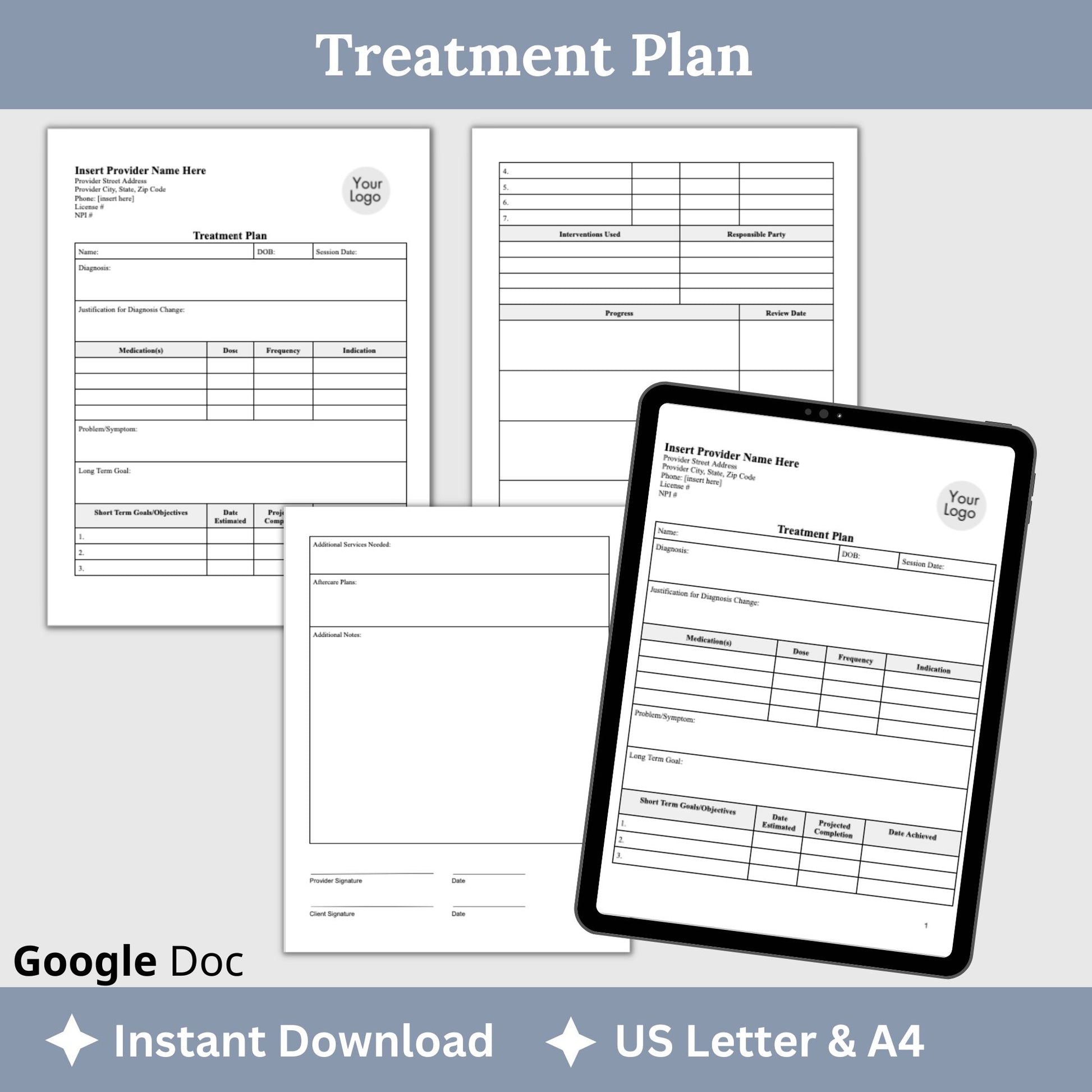 Mental health practice counseling forms bundle. This comprehensive therapy bundle includes editable client intake form, progress notes, treatment plan, and biopsychosocial designed to streamline your documentation process.