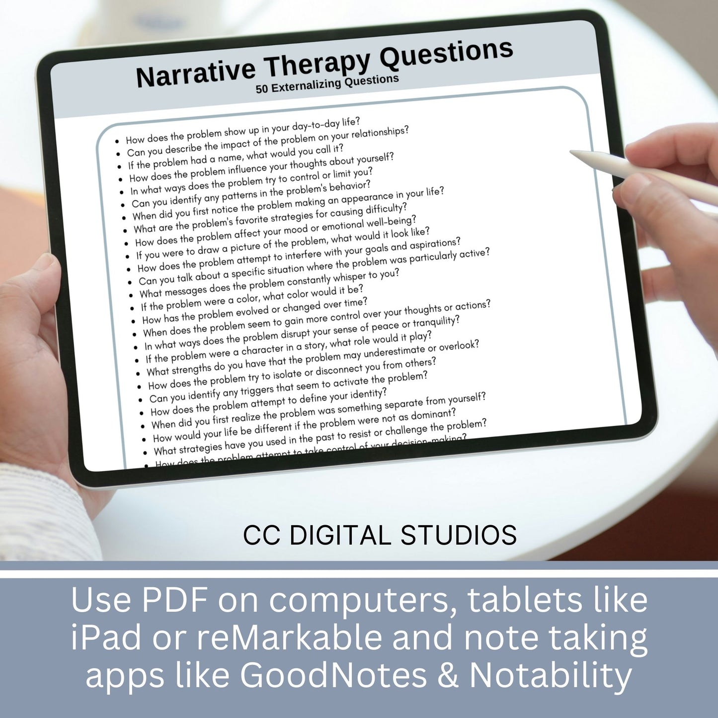 Comprehensive set of 550 narrative therapy questions and a detailed list of question types and definitions. This therapy resource is perfect for therapists, school counselors, social workers, and anyone seeking effective therapy tools.