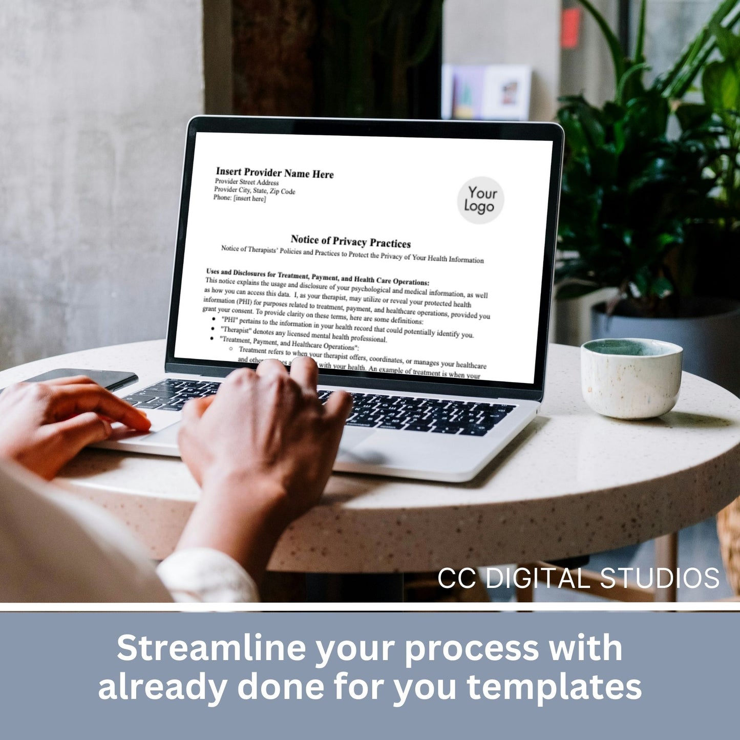 Notice of Privacy Practices HIPAA form for minors, editable WORD Doc.  Streamline your private practice therapist office with professional forms.Notice of Privacy Practices, HIPAA Template WORD Doc, Patient Rights and Responsibilities, Therapy Tools