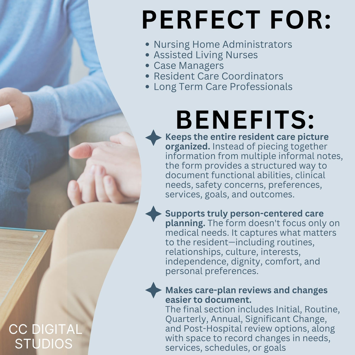 Nursing Home Care Plan Template | Individual Service Plan ISP